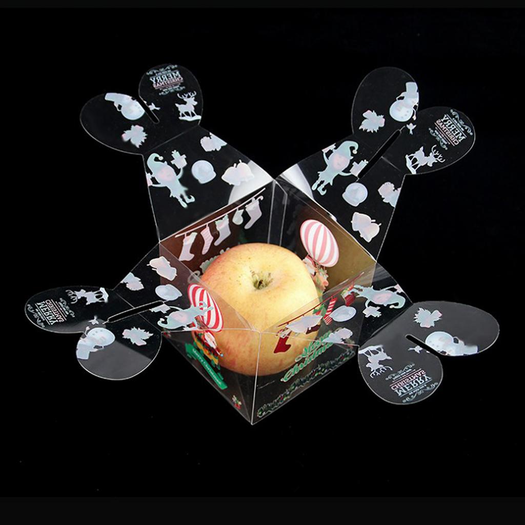 Candy Boxes Party Favors Holiday Cookies Boxes Xmas Kid Gift Box Santa Claus