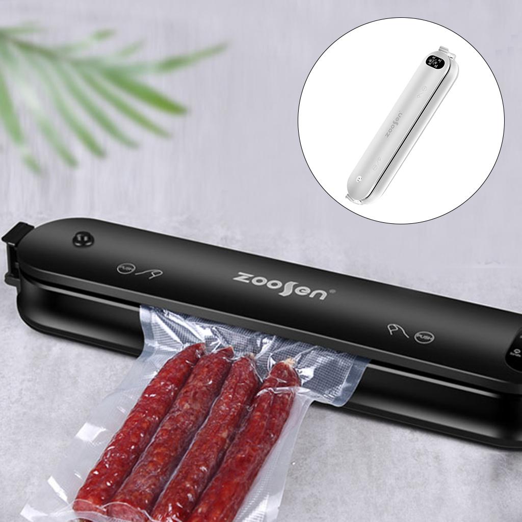 Vacuum Sealer Machine Food Preservation Storage Saver Automatic & 5 Seal Bag White