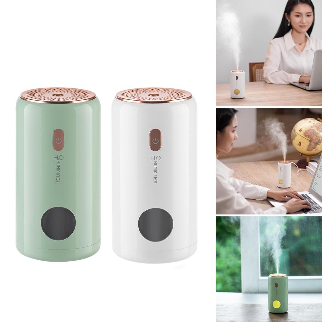 0.5L Air Humidifier USB Portable Ultrasonic Mini for Bedroom Room Bedside white