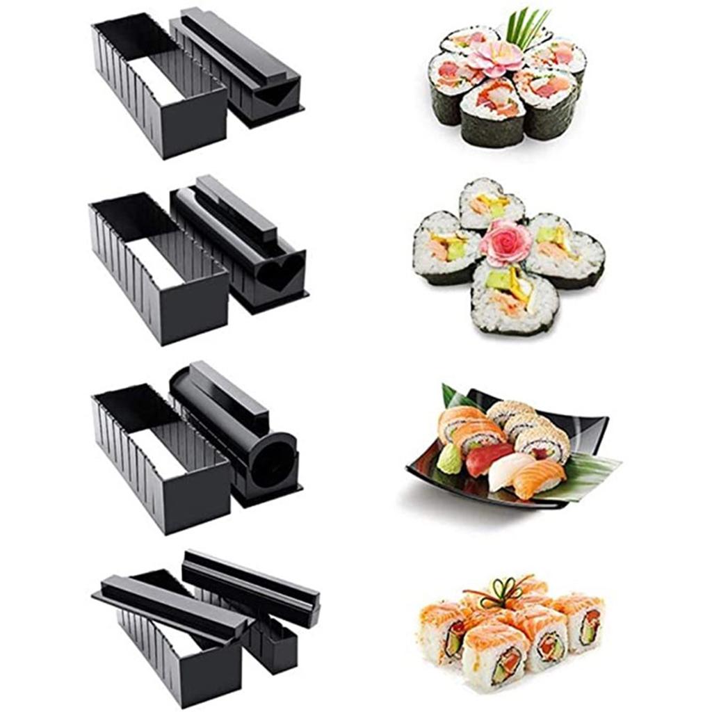 11 Pieces Sushi Making Mold Protable Sushi Maker Rice Roll Homemade for Home