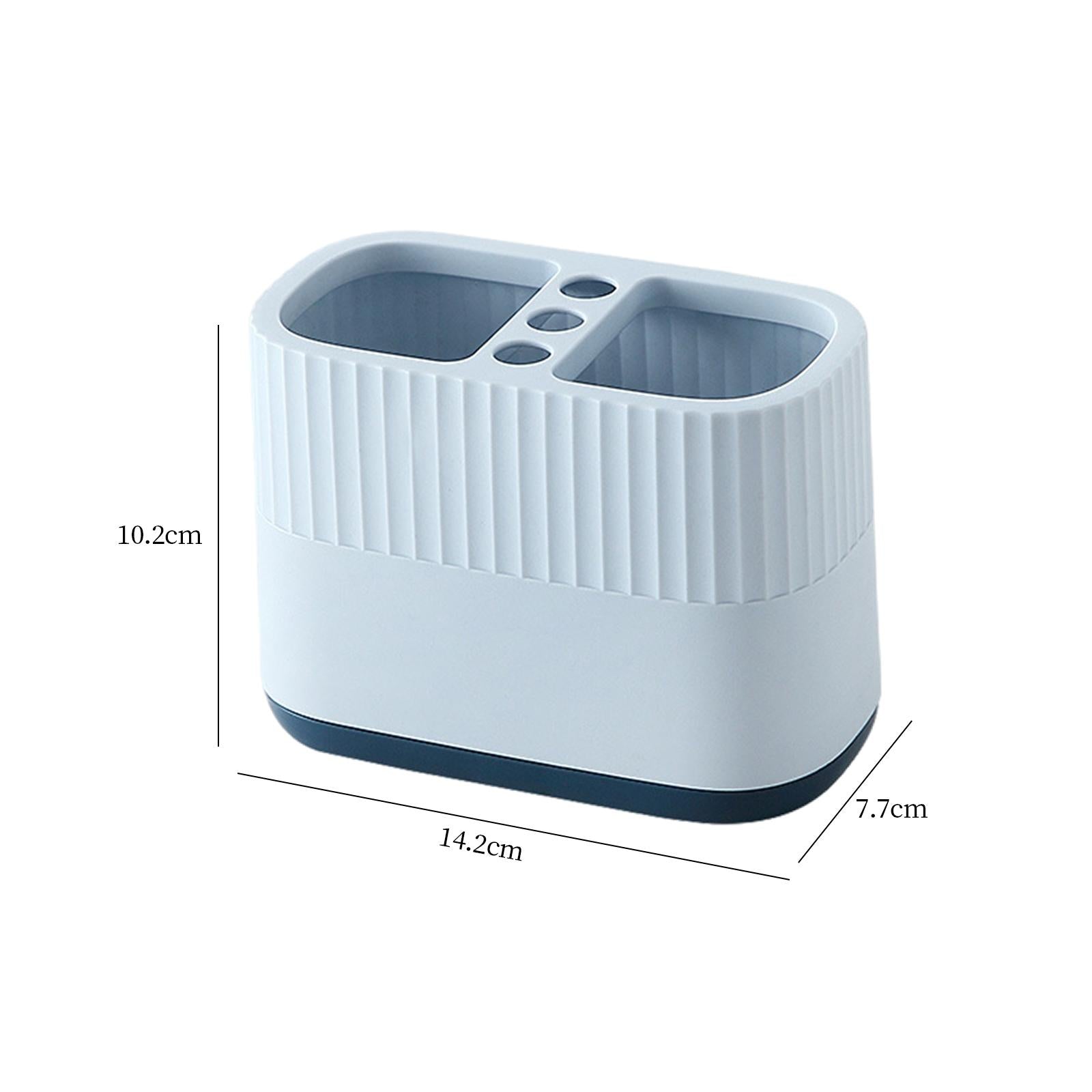 Multi-Function Pen Holder Pencil Pot Pen Tube for Cabinet Office Desktop Blue