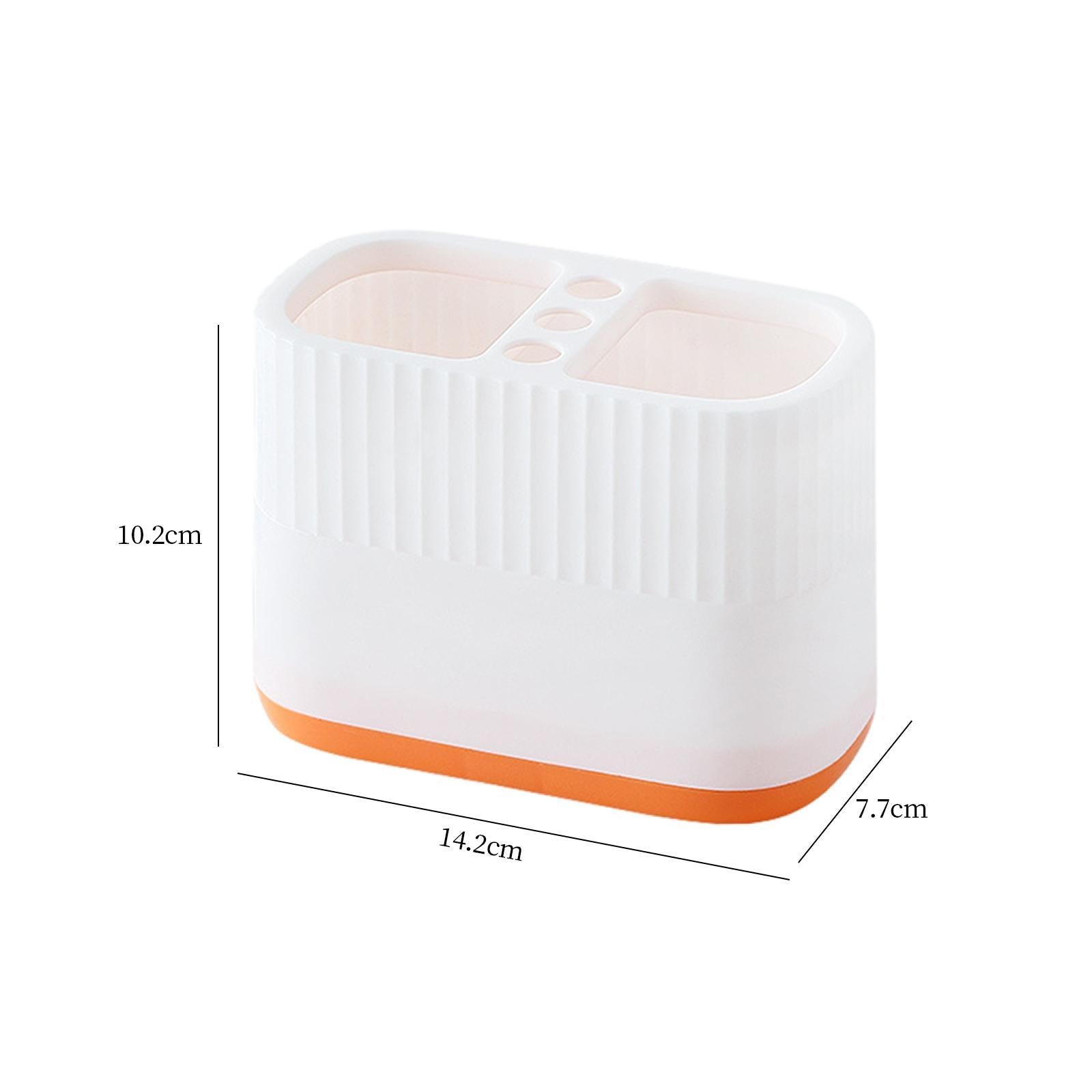Multi-Function Pen Holder Pencil Pot Pen Tube for Cabinet Office Desktop White