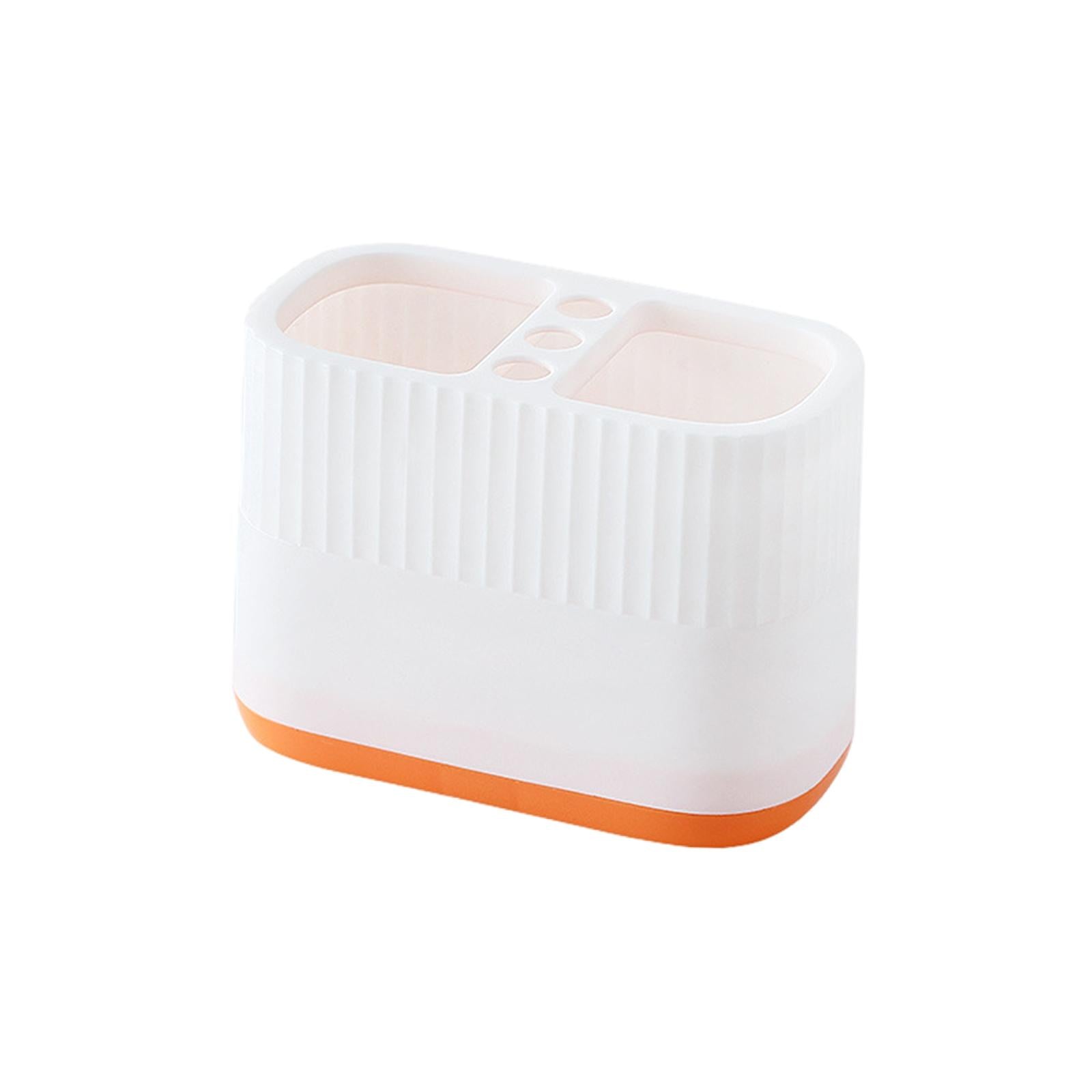 Multi-Function Pen Holder Pencil Pot Pen Tube for Cabinet Office Desktop White
