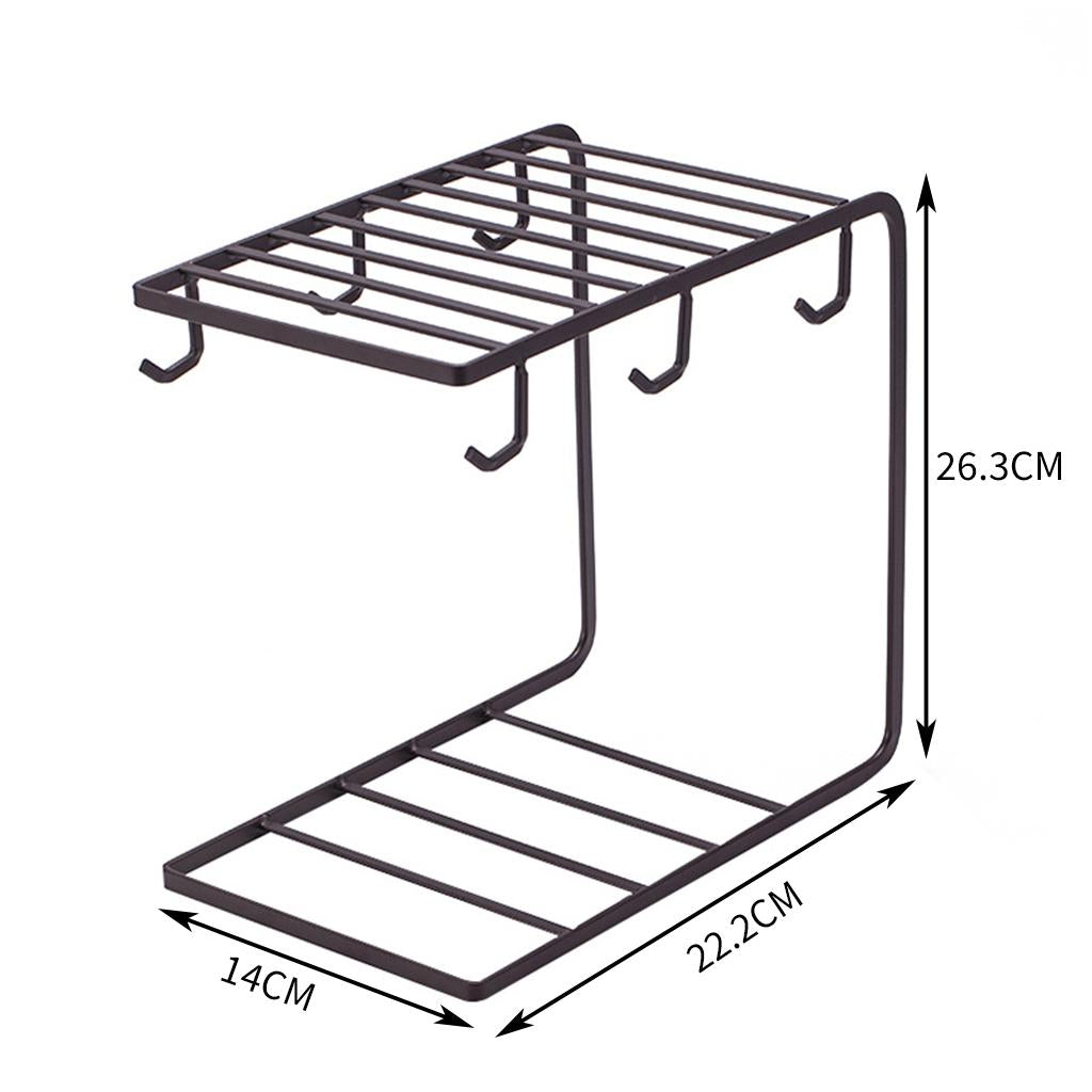 Coffee Mug Holder Drain Storage Drying Rack Drinking Cup Holder for Kitchen
