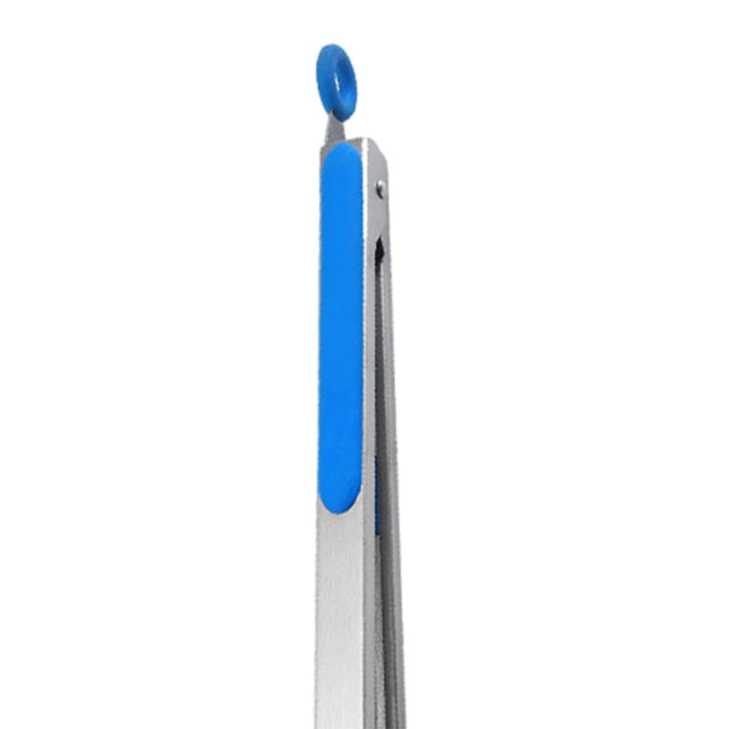 Kitchen Tongs with Silicone Tips Food BBQ Cooking Utensil 12 inch Blue