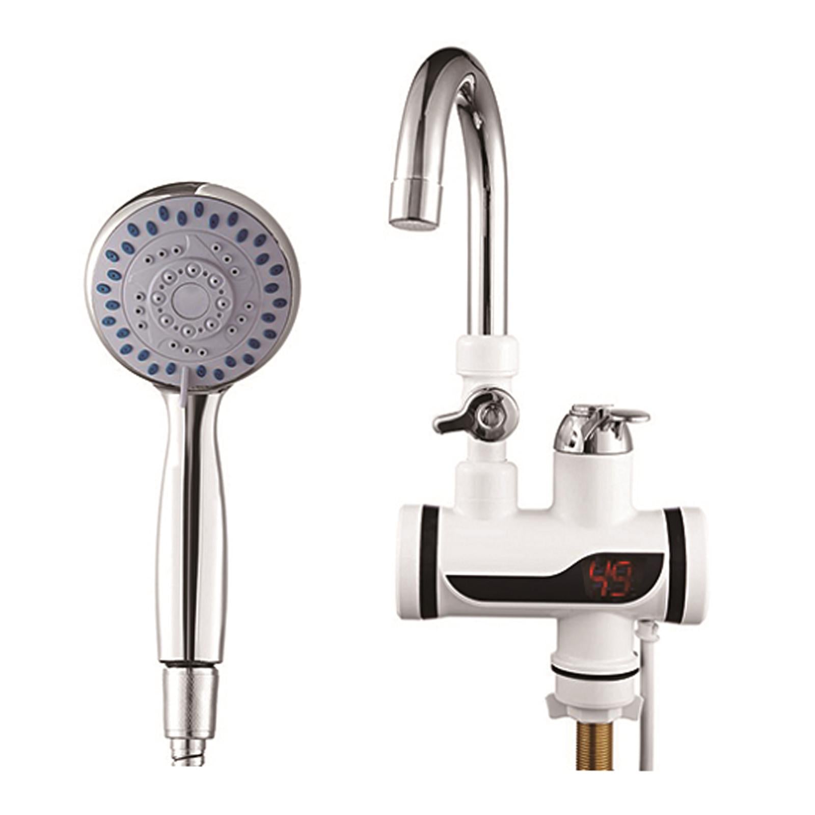 Electric Tankless Water Heater Instant Water Heating Home Bathroom 220V with Shower Under