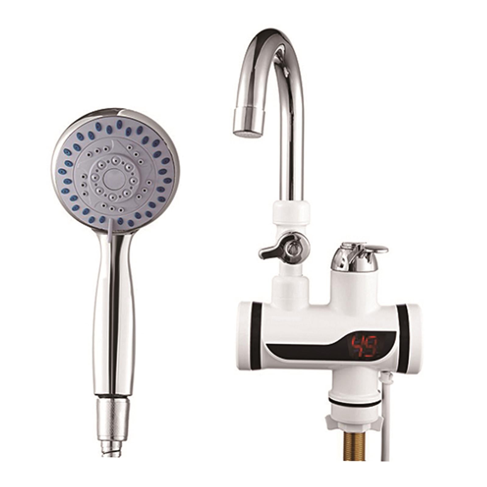 Electric Tankless Water Heater Instant Water Heating Home Bathroom 220V with Shower Under