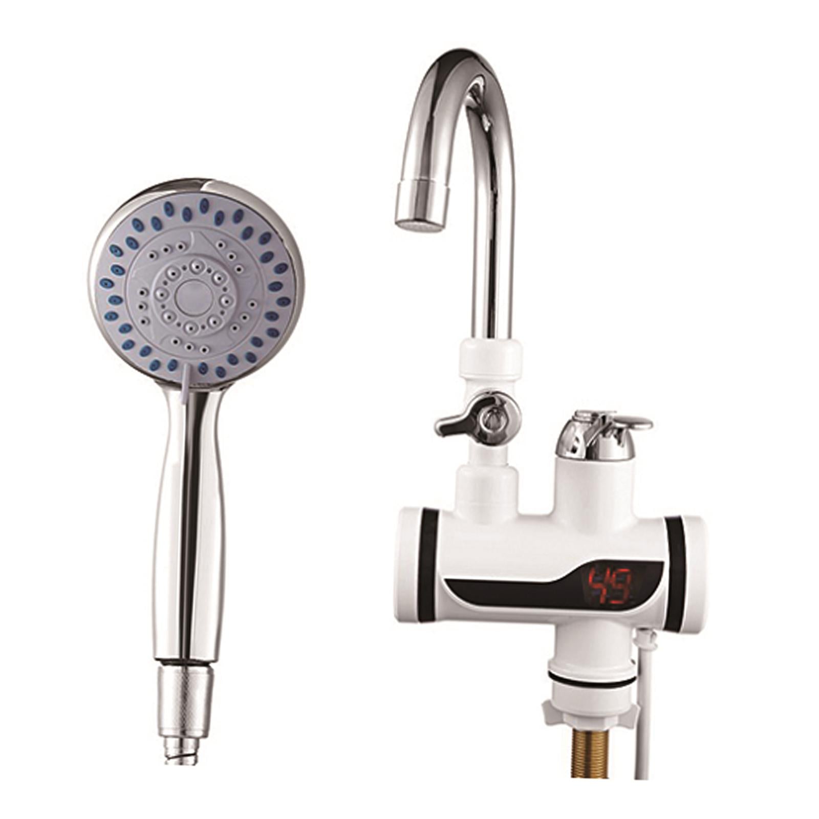 Electric Tankless Water Heater Instant Water Heating Home Bathroom 220V with Shower Under