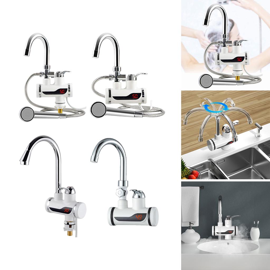 Electric Hot Water Heater Water Heater Faucet for Home Bathroom 110V  Under Adapter