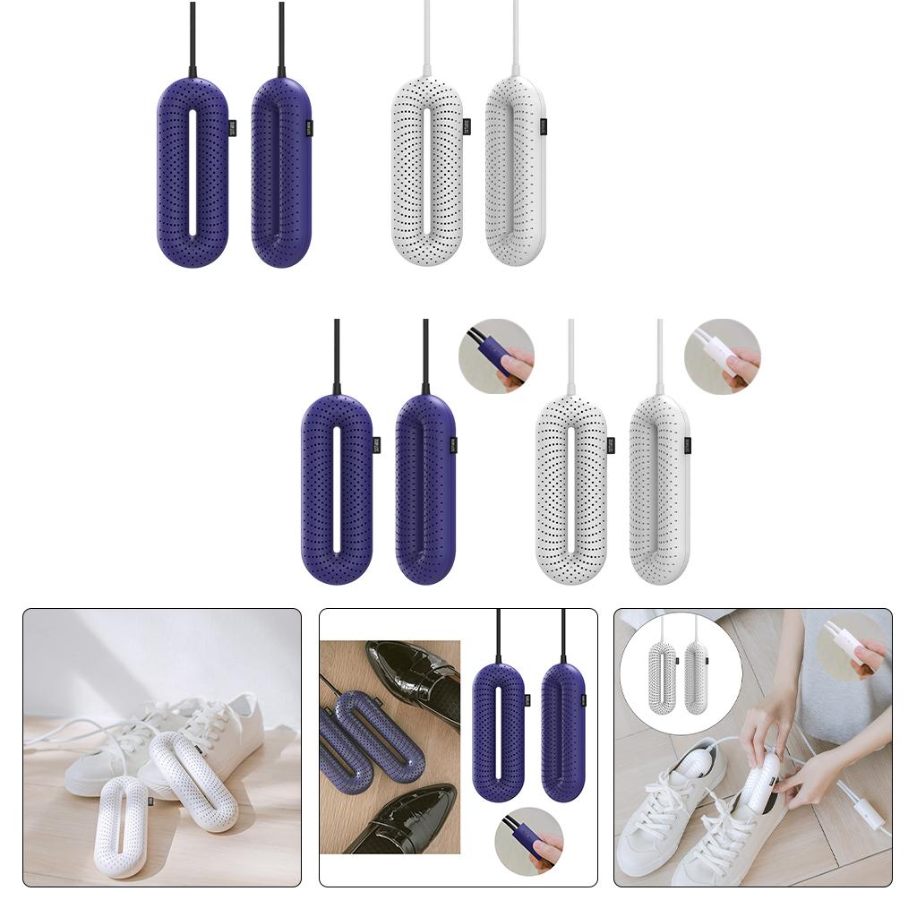 Portable Electric Shoe Dryer Glove Disinfection Regular White