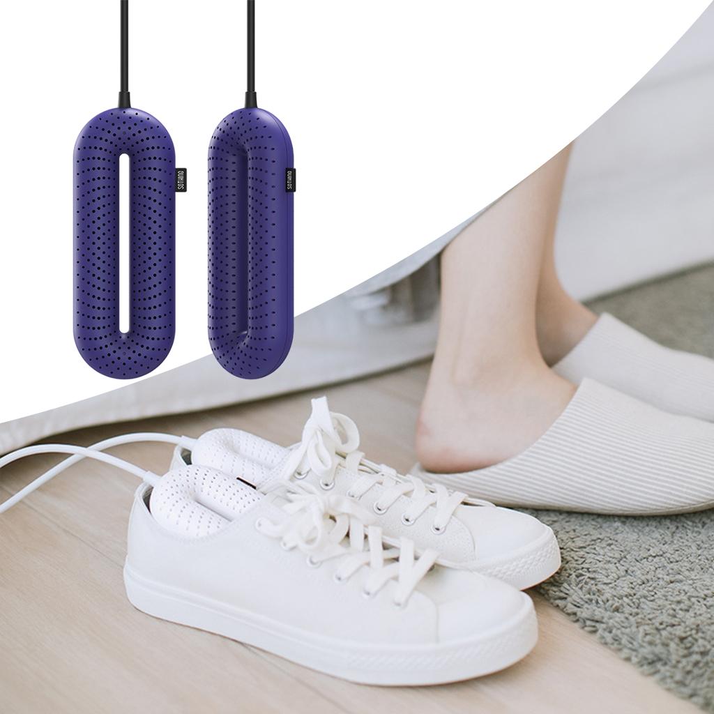 Portable Electric Shoe Dryer Glove Disinfection Regular Purple