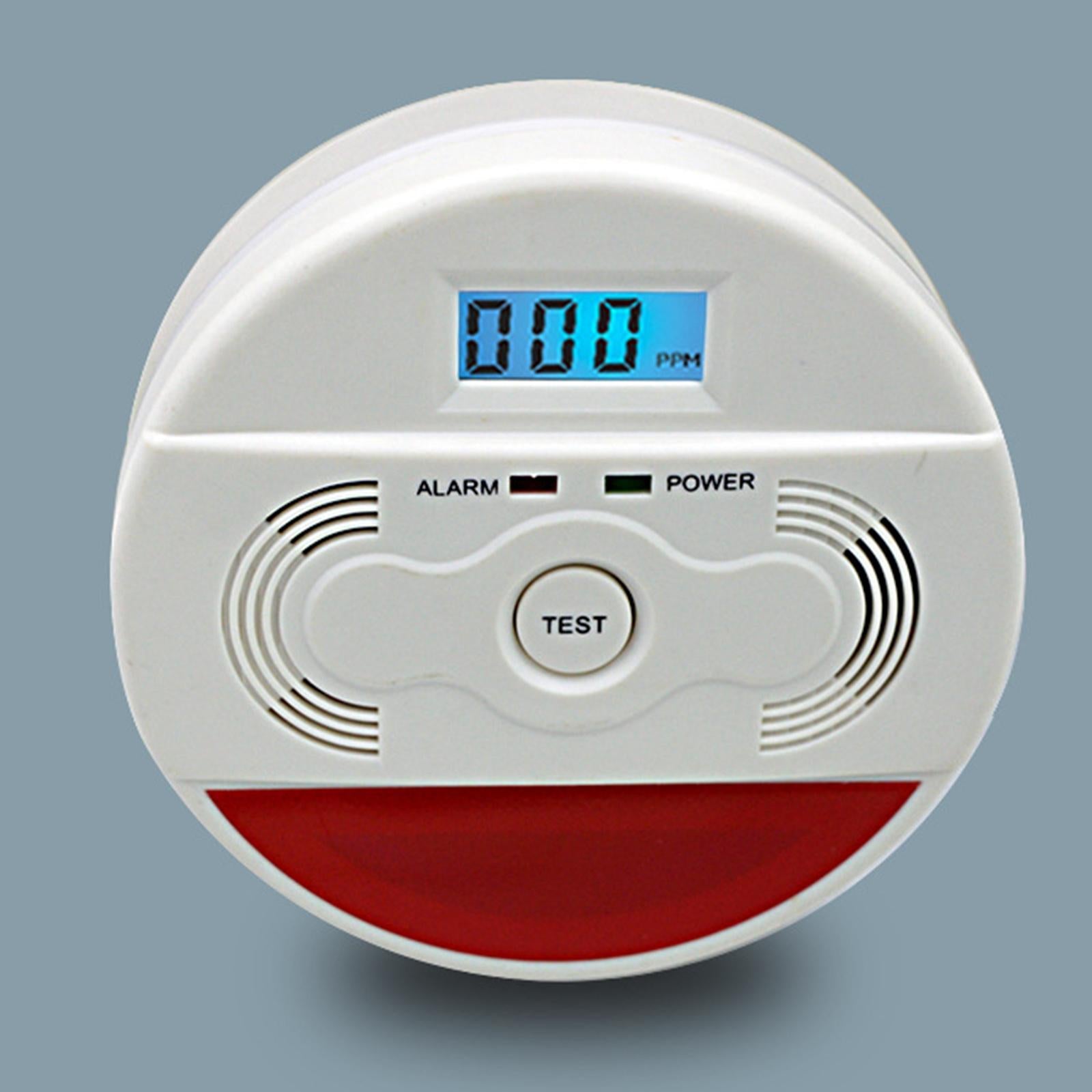 CO Sensor 85dB Warning Detection Alarm Carbon Monoxide Detector Smoke Alarm