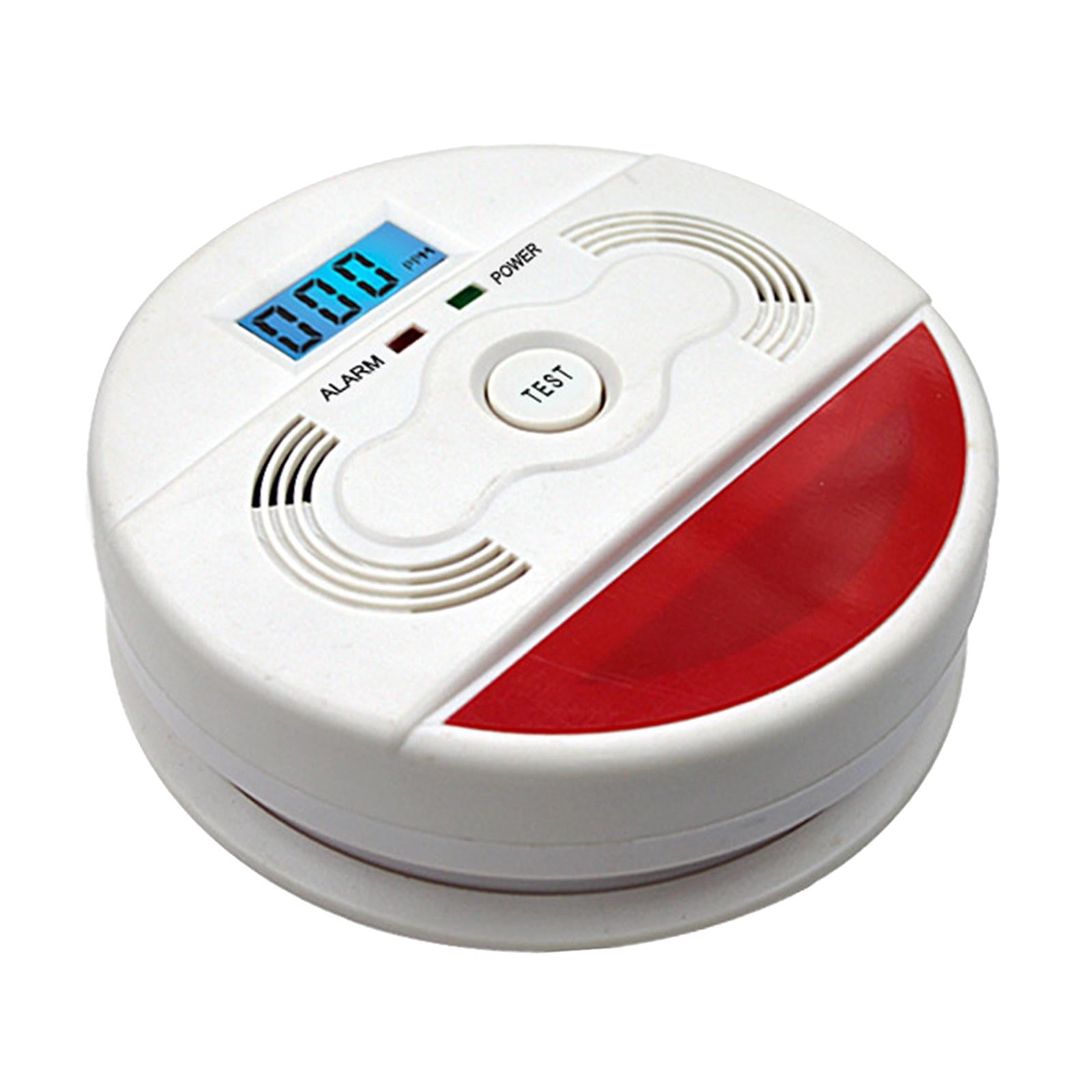 CO Sensor 85dB Warning Detection Alarm Carbon Monoxide Detector Smoke Alarm