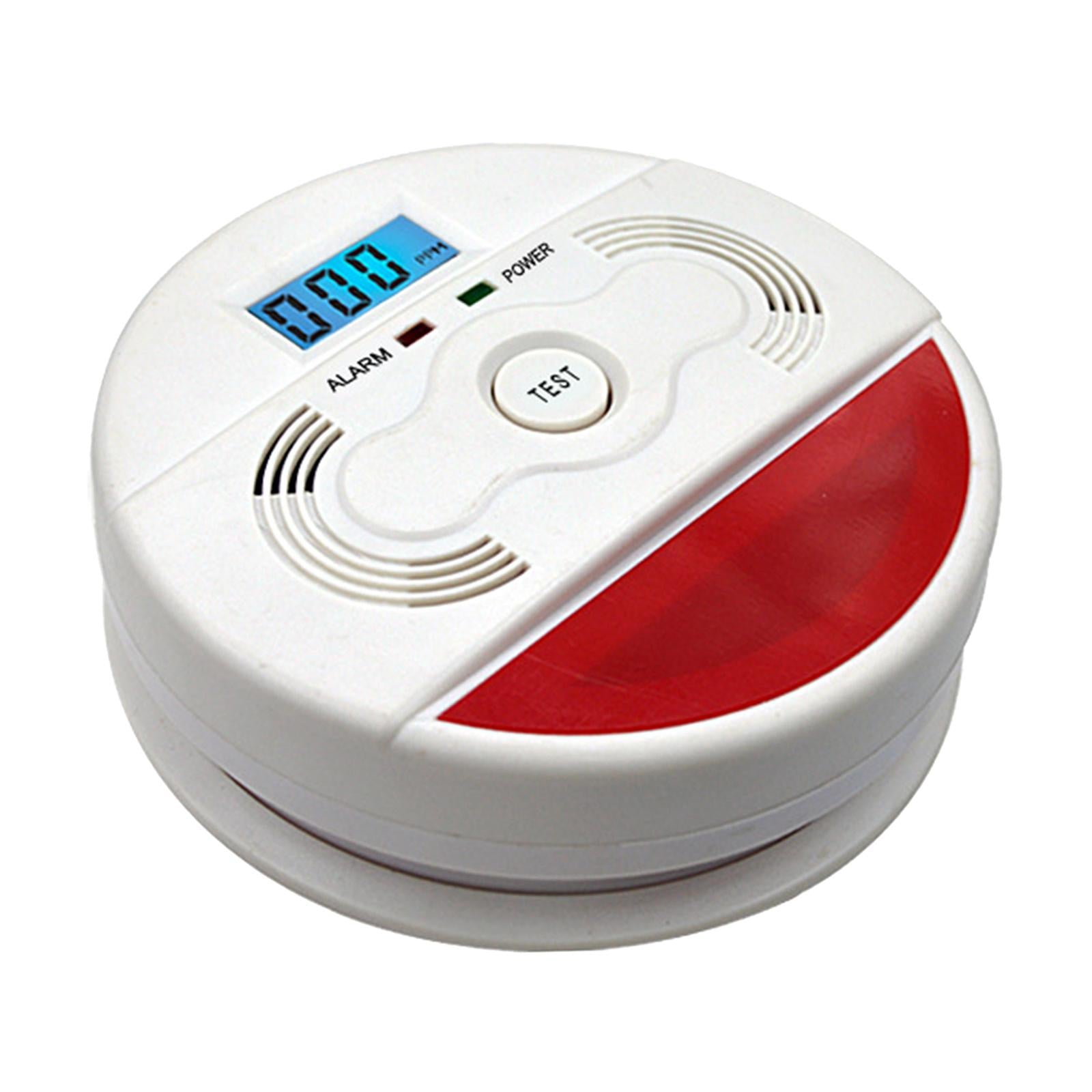 CO Sensor 85dB Warning Detection Alarm Carbon Monoxide Detector Smoke Alarm