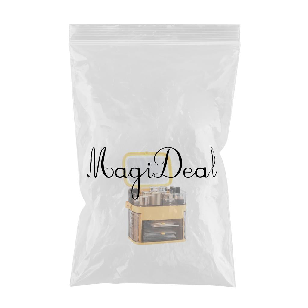 Makeup Storage Organize Box Cosmetic Storage Box for Bathroom Yellow