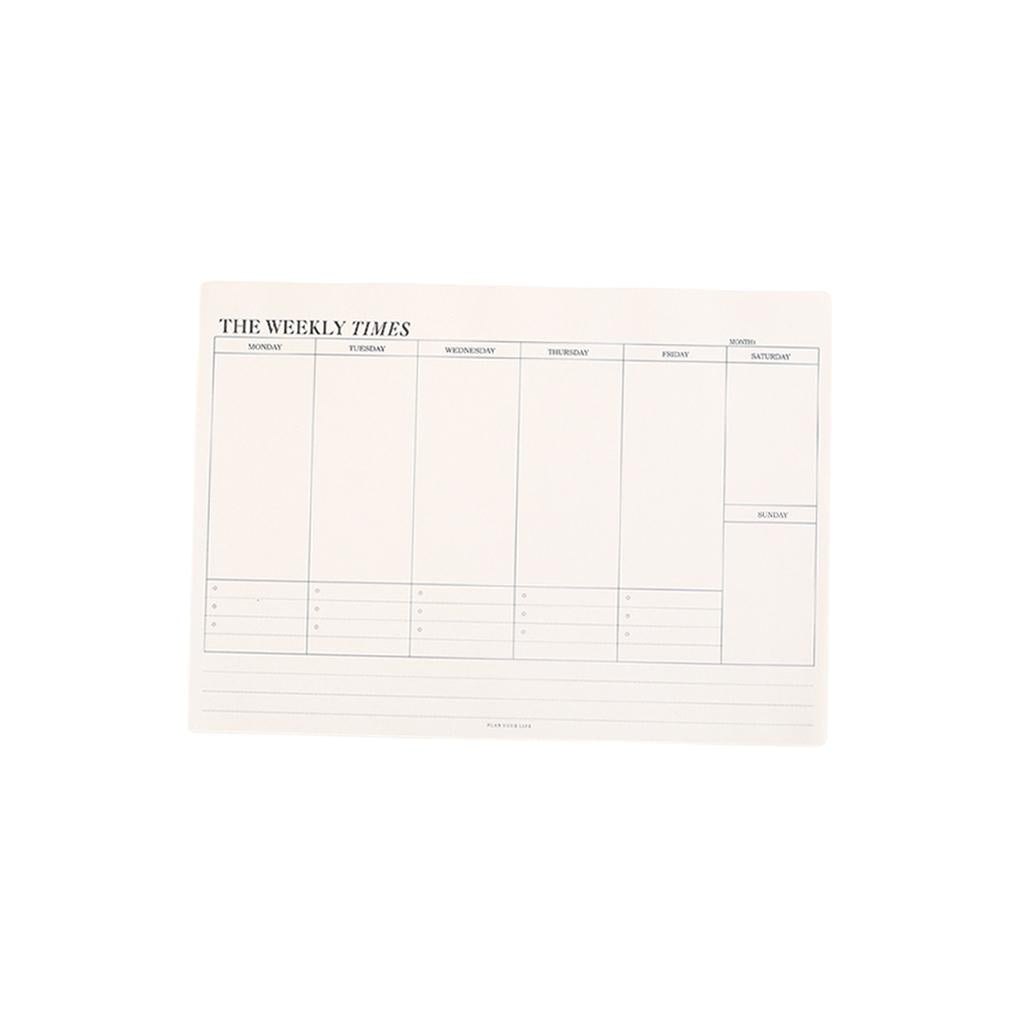 Paper Monthly Calendar Pad Tear-Off Pad Planner Collections for Notes Agenda Week