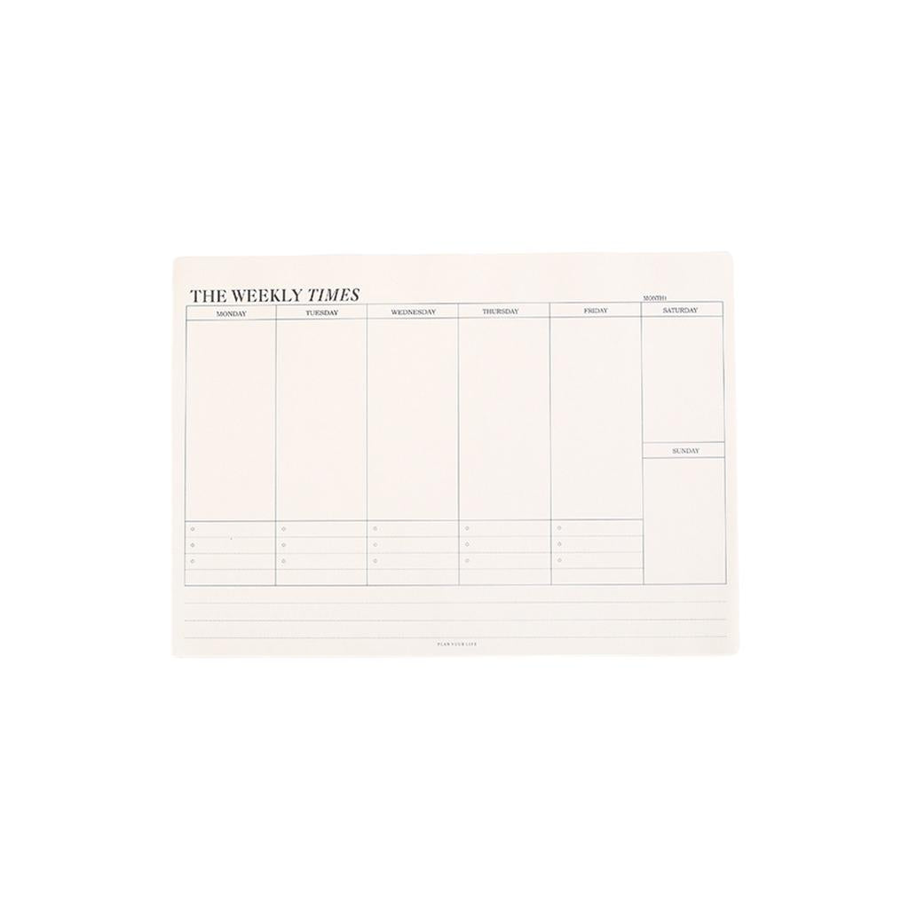 Paper Monthly Calendar Pad Tear-Off Pad Planner Collections for Notes Agenda Week