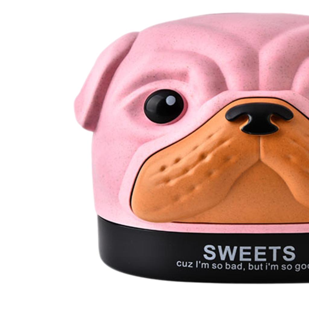 Cute Tissue Box Ornament Craft for Desktop Bedroom Kitchen pink dog