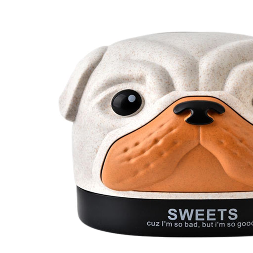 Cute Tissue Box Ornament Craft for Desktop Bedroom Kitchen beige dog
