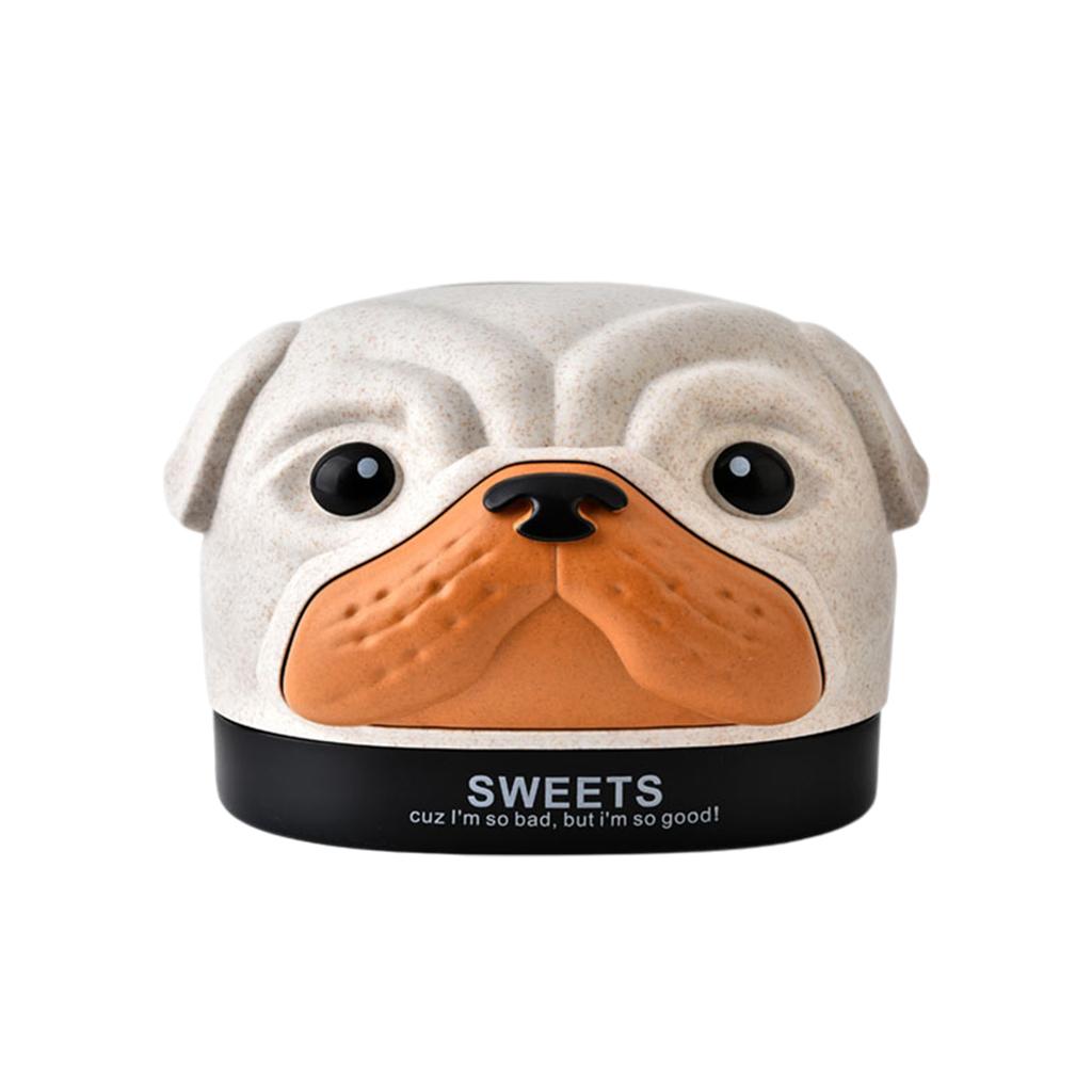Cute Tissue Box Ornament Craft for Desktop Bedroom Kitchen beige dog