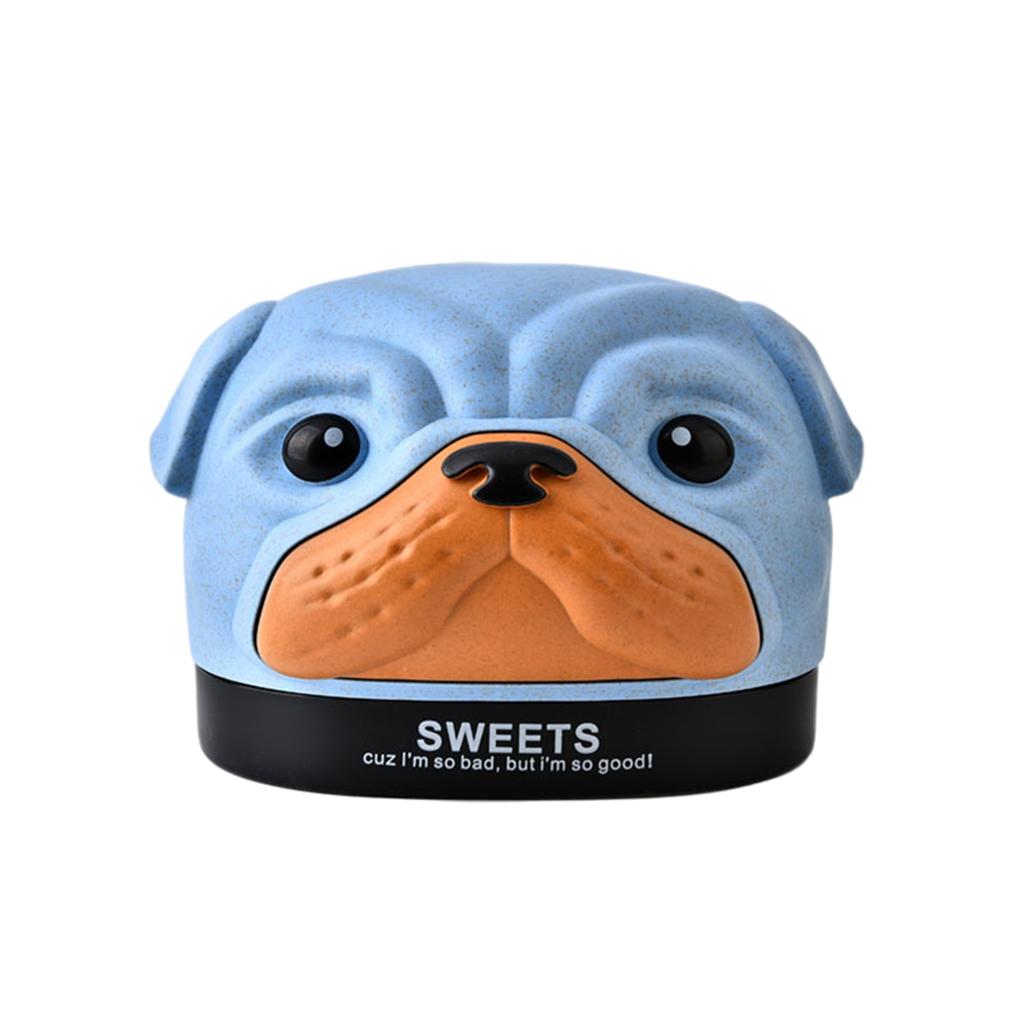 Cute Tissue Box Ornament Craft for Desktop Bedroom Kitchen blue dog