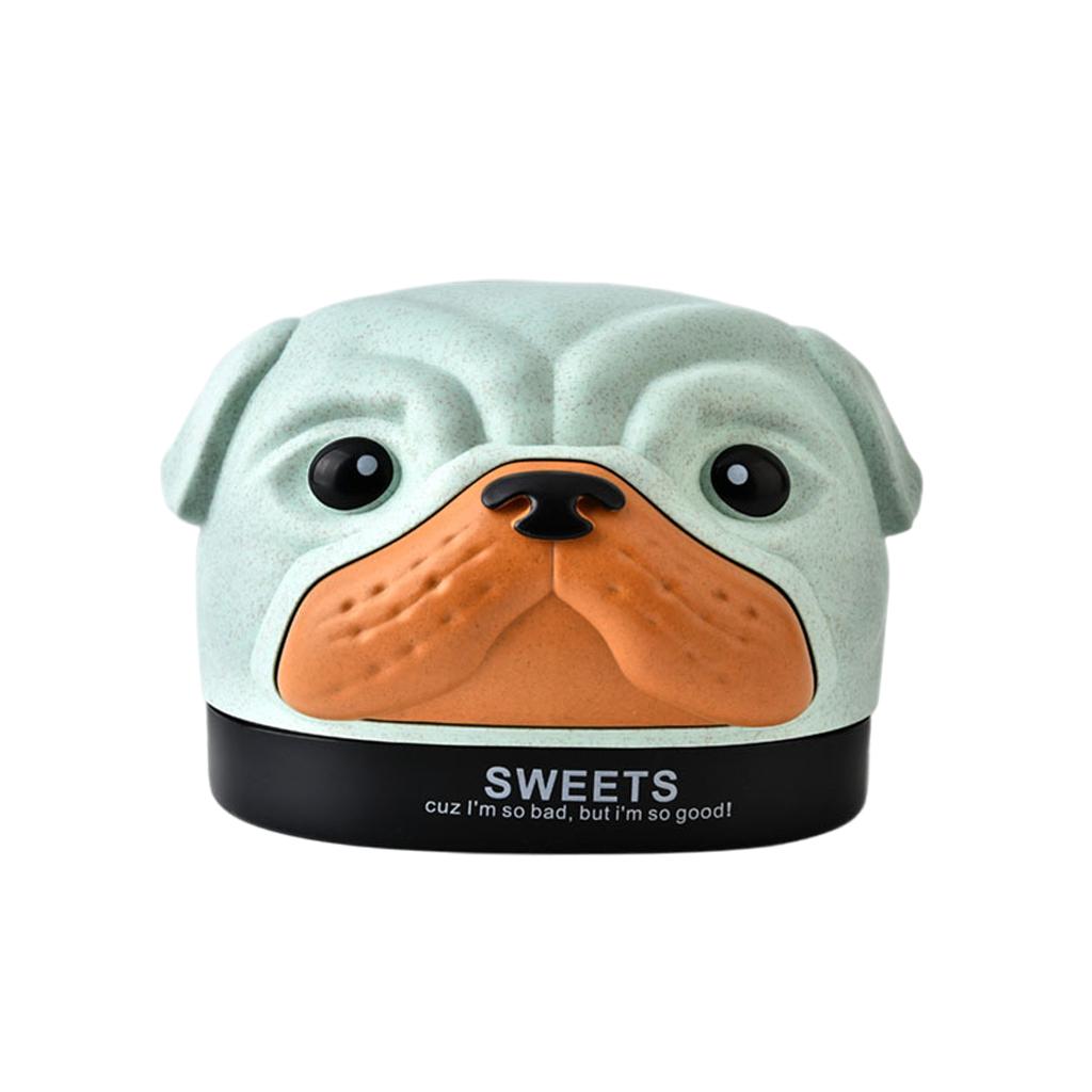 Cute Tissue Box Ornament Craft for Desktop Bedroom Kitchen green dog