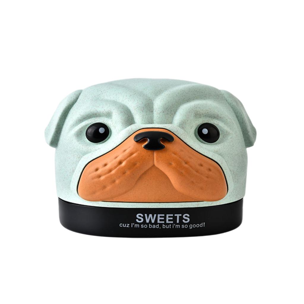 Cute Tissue Box Ornament Craft for Desktop Bedroom Kitchen green dog