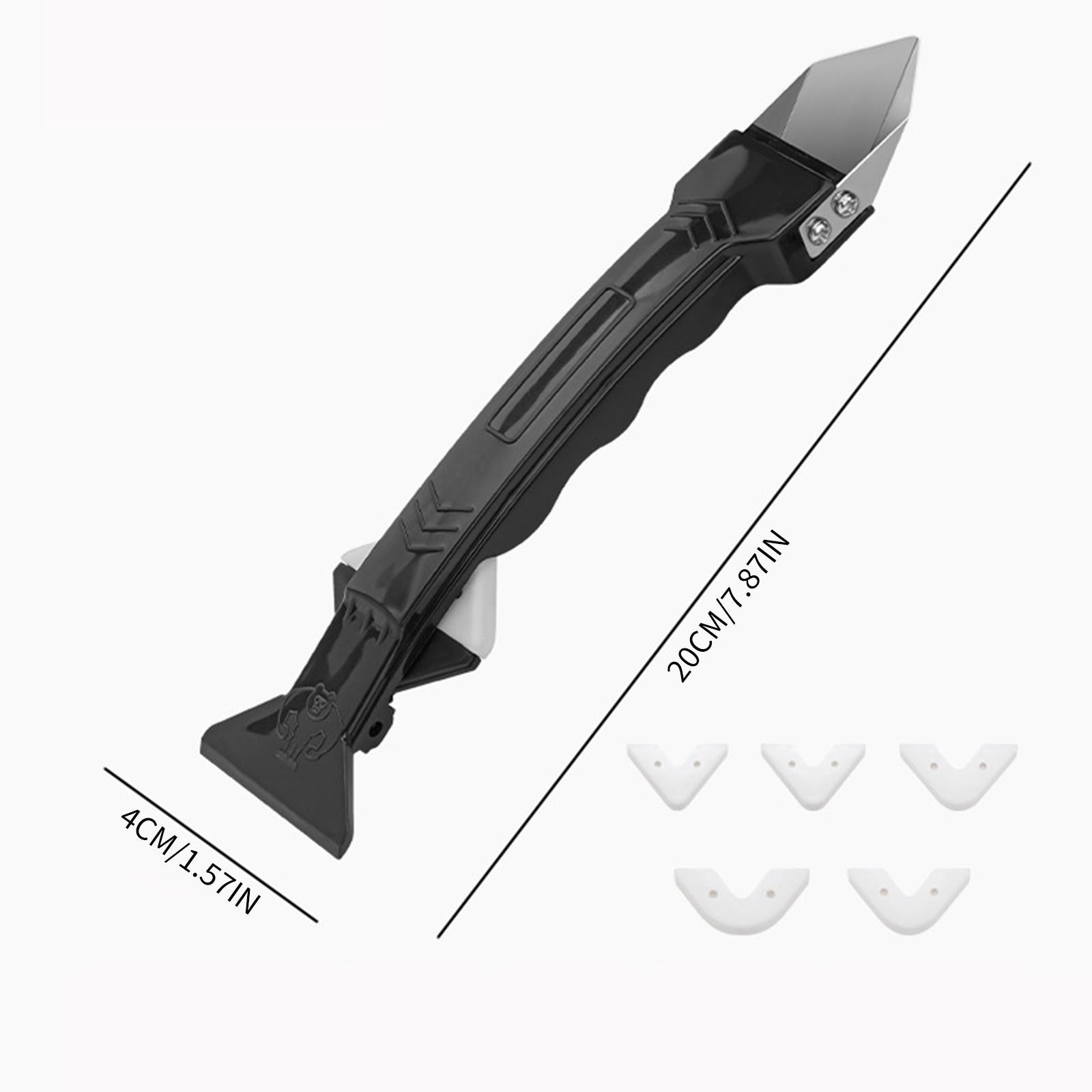 3 in1 Silicone Remover Sealant Smooth Scraper Caulk Finisher Grout Kit Tools