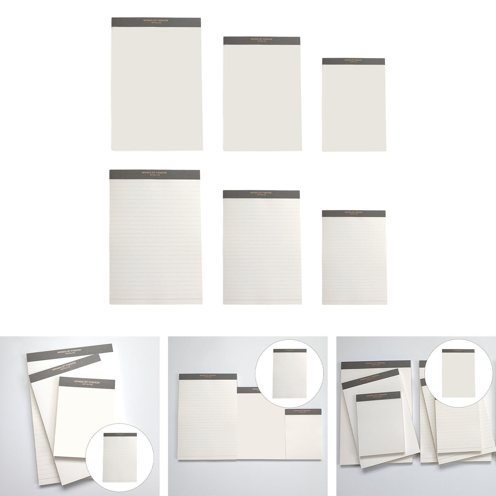 Journal Notebook 70 Sheet Paper Pads for Office, DIY Stationery, School A5 Horizontal line