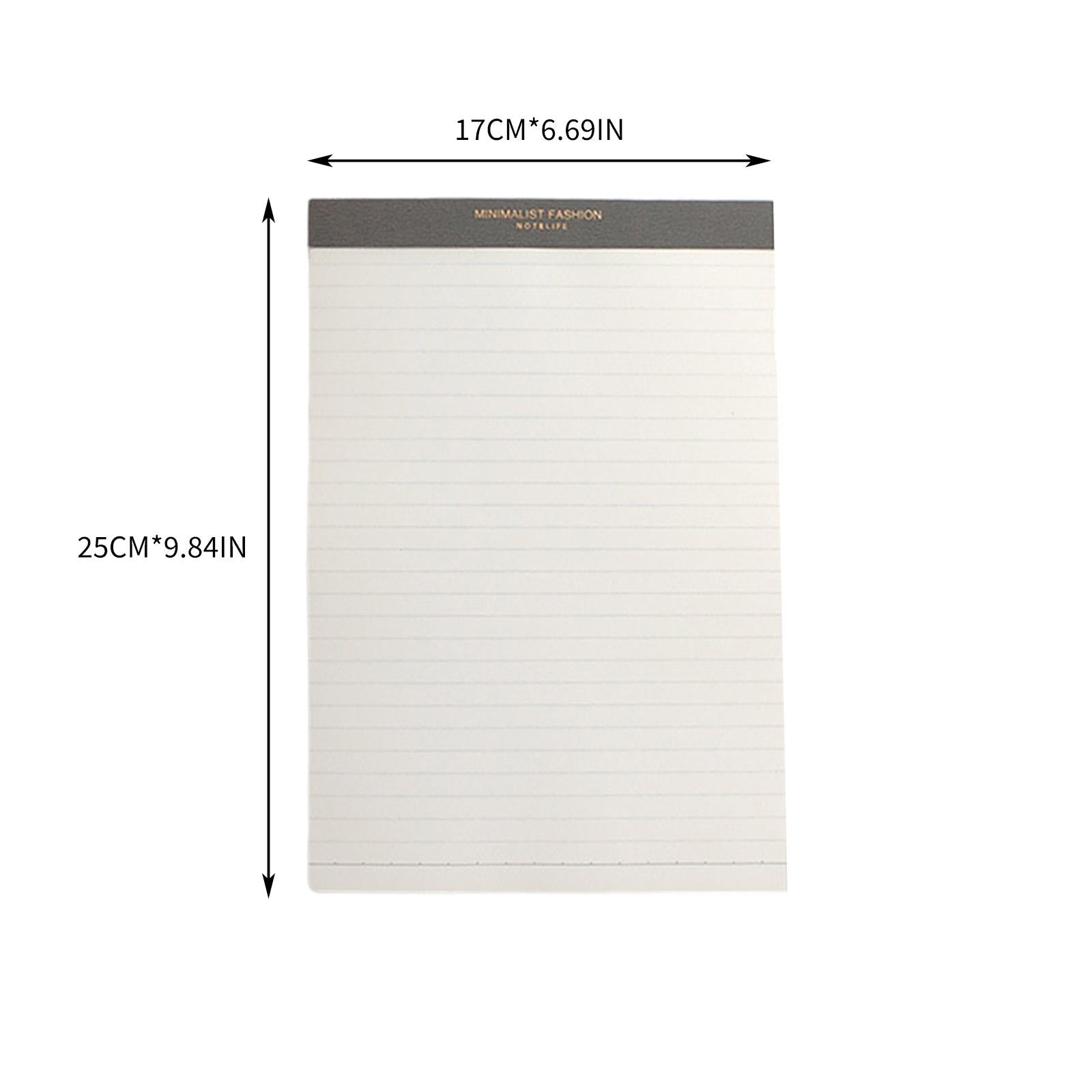Journal Notebook 70 Sheet Paper Pads for Office, DIY Stationery, School B5 Horizontal line