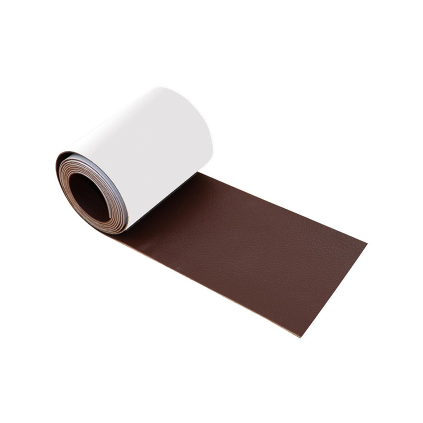 Adhesive PU Repair Patch First Aid Patch Repair Tape for Sofa Dark Brown