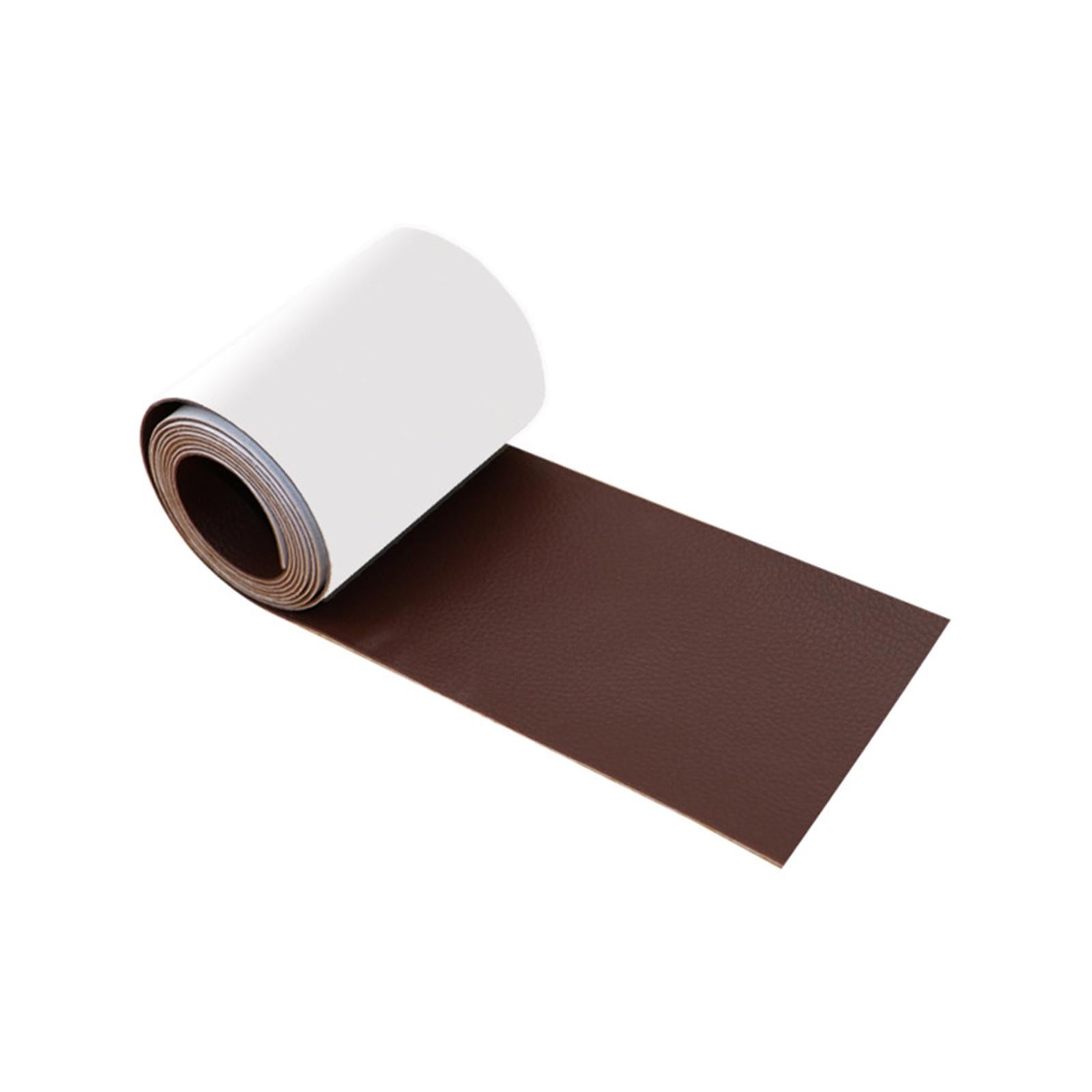 Adhesive PU Repair Patch First Aid Patch Repair Tape for Sofa Dark Brown