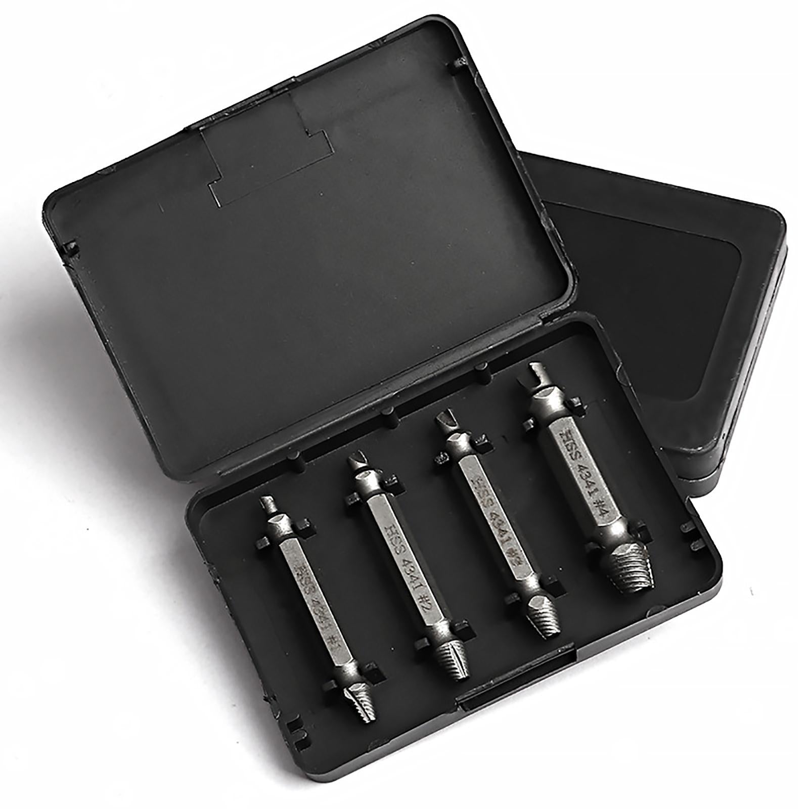 4xDamaged Screw Extractor Drill Bit Set Damaged Bolt Remover 3105C 4pcs