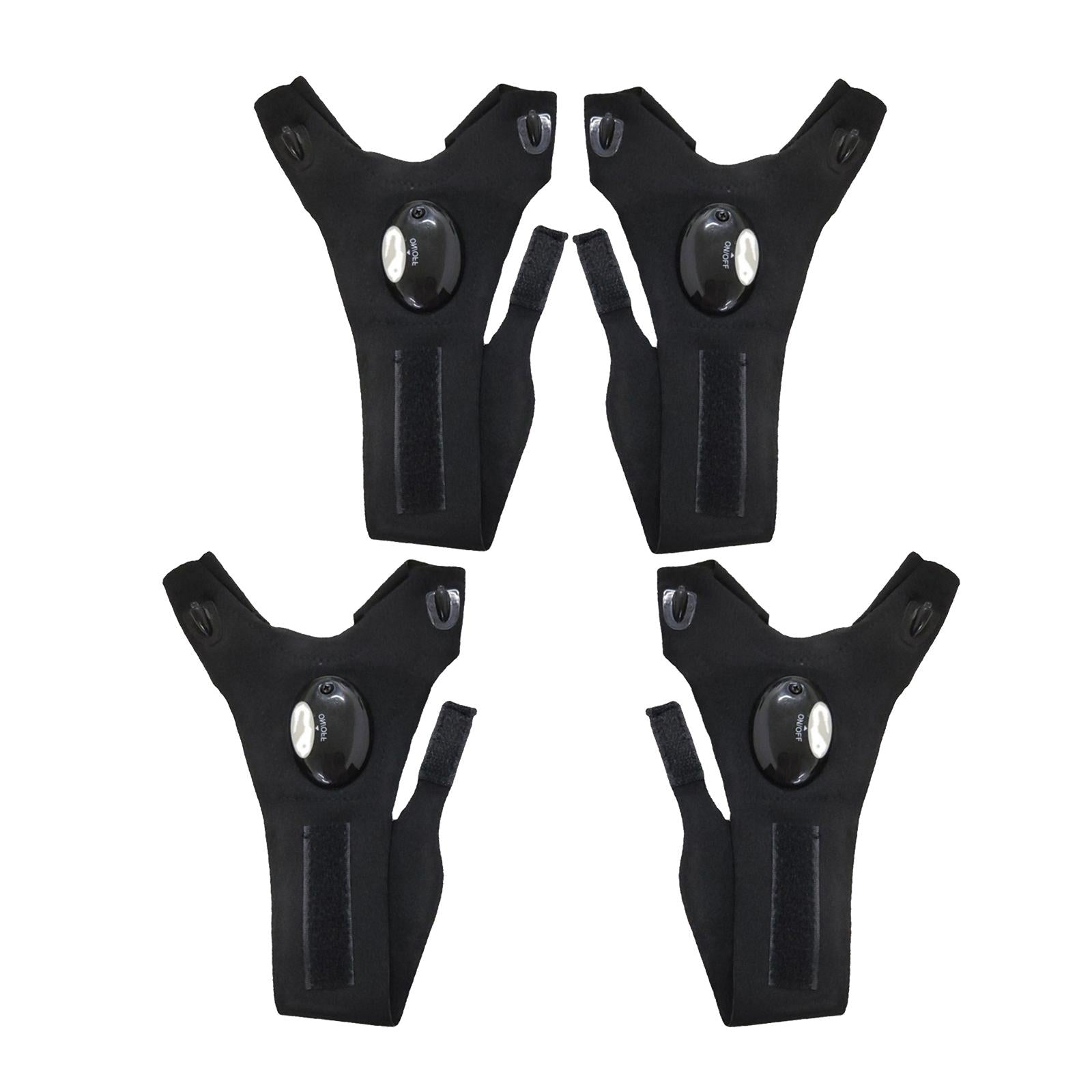 Outdoor  Finger Glove LED Light Flashlight Gloves for Fishing  Left