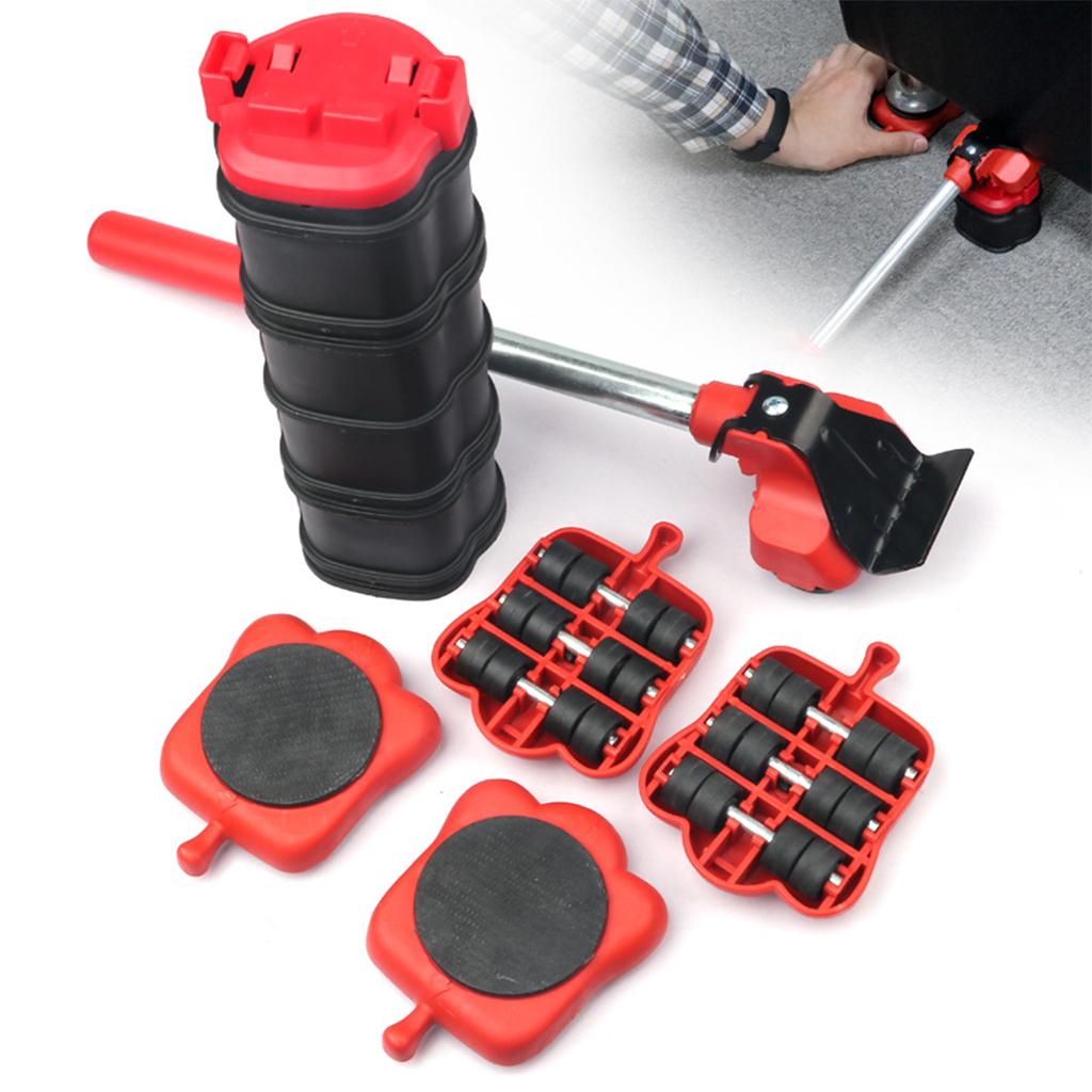 Furniture Lifter Heavy Roller Move Tool Set Moving Wheel Mover Sliders Kit 13Pcs