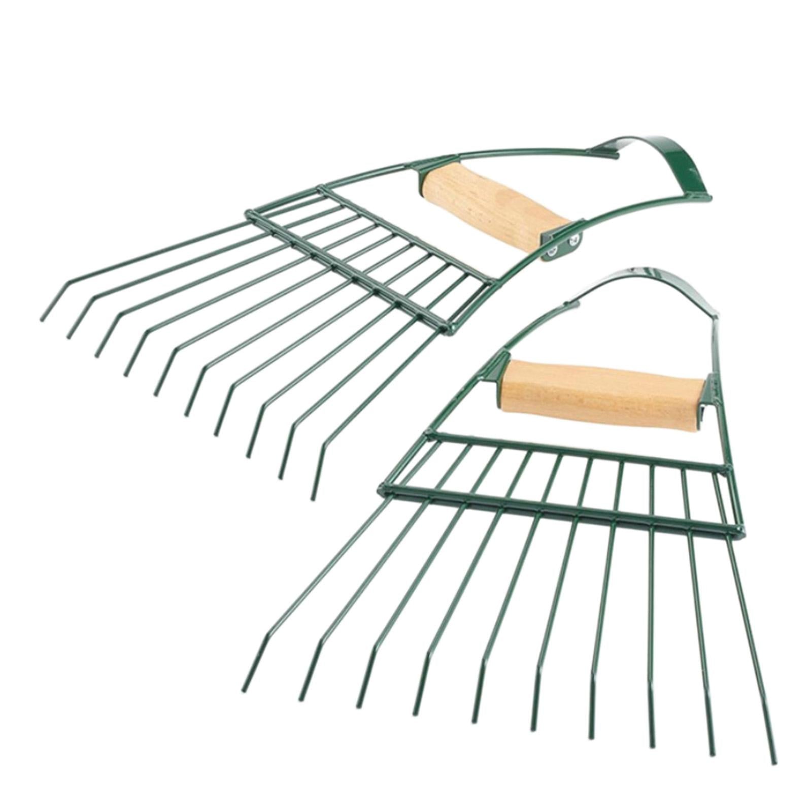Garden Large Hand Rakes Grass Raking Tools Cleaning Rake for Garden Yard