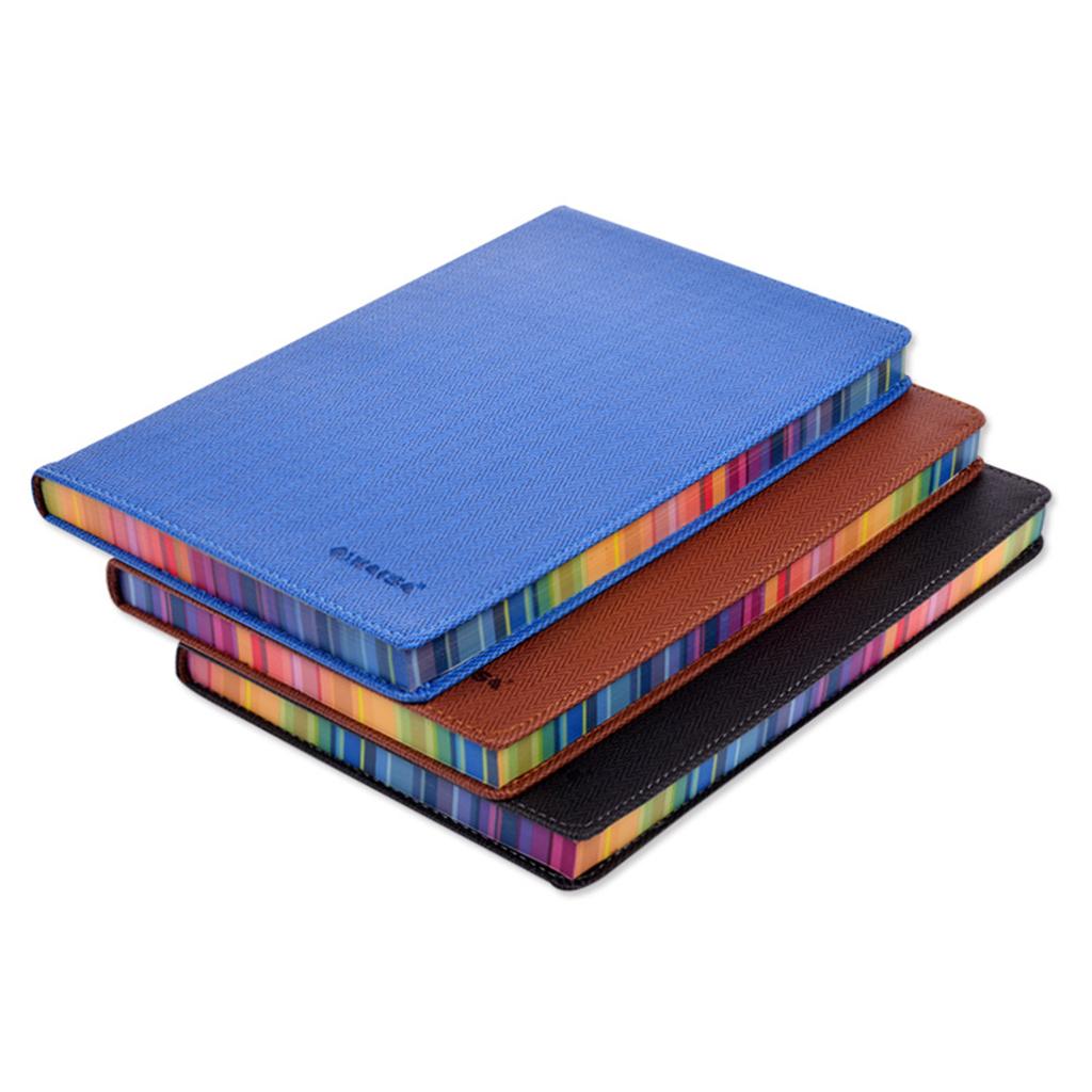 Rainbow Margin Notebook Planner Stationery for Students Home Executive Blue