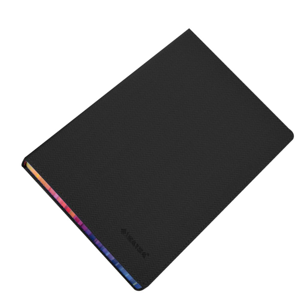 Rainbow Margin Notebook Planner Stationery for Students Home Executive Black