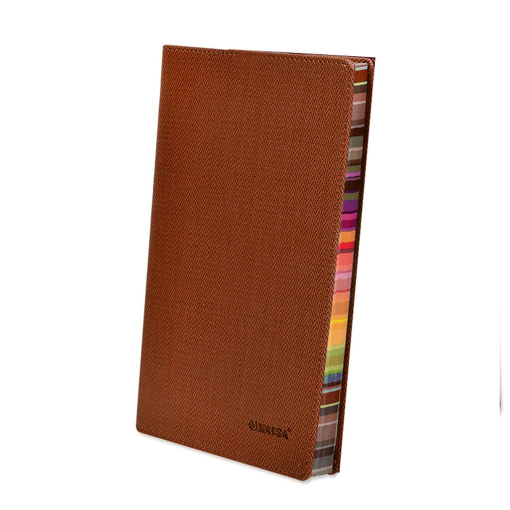 Rainbow Margin Notebook Planner Stationery for Students Home Executive Brown