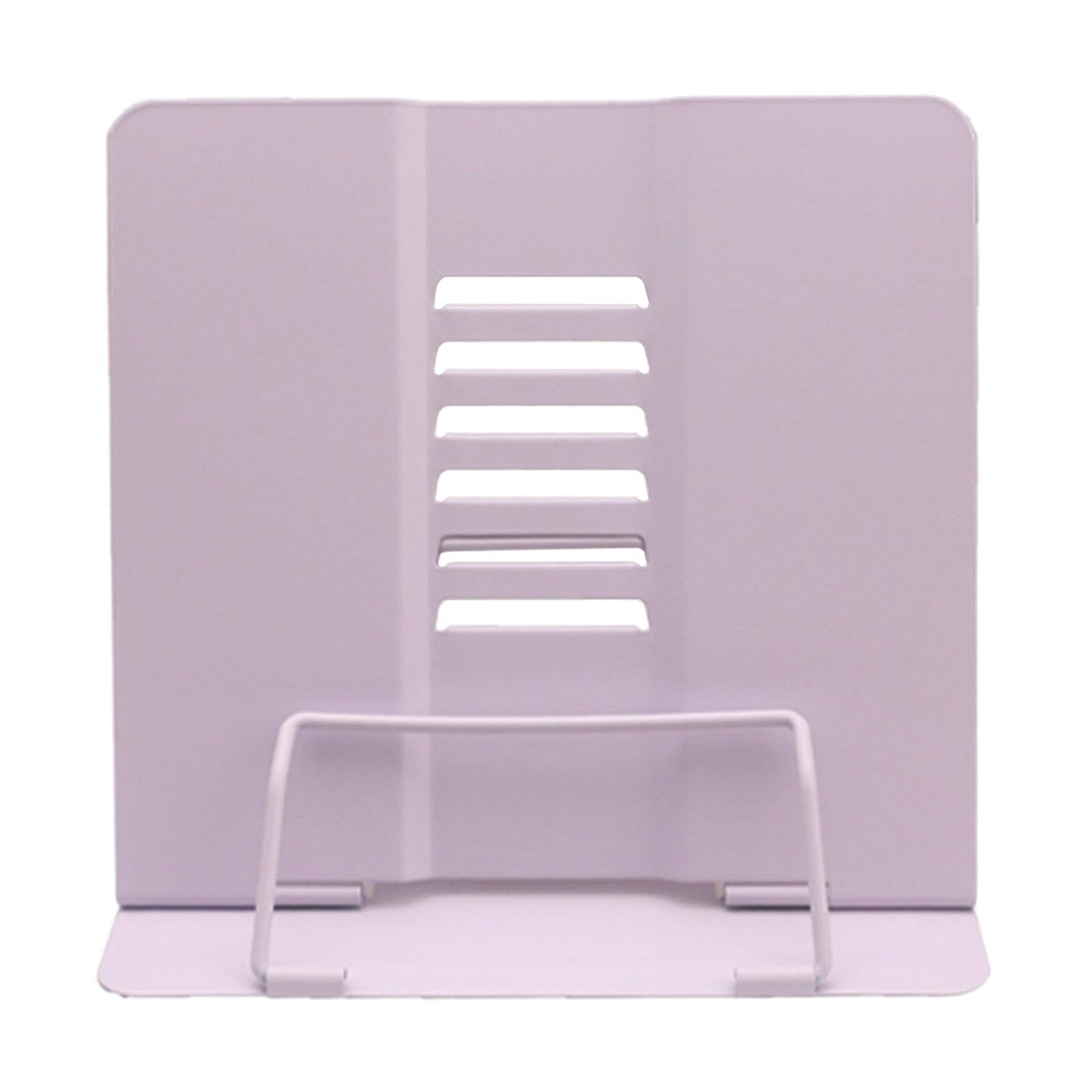 Portable Reading Stand Book Stand Document Holder Rack Adjustable Height Purple