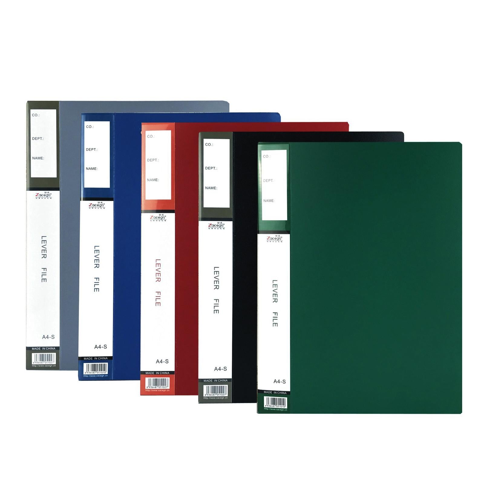 Portable A4 Clipboard Storage Stationery Accessories for School Office Blue