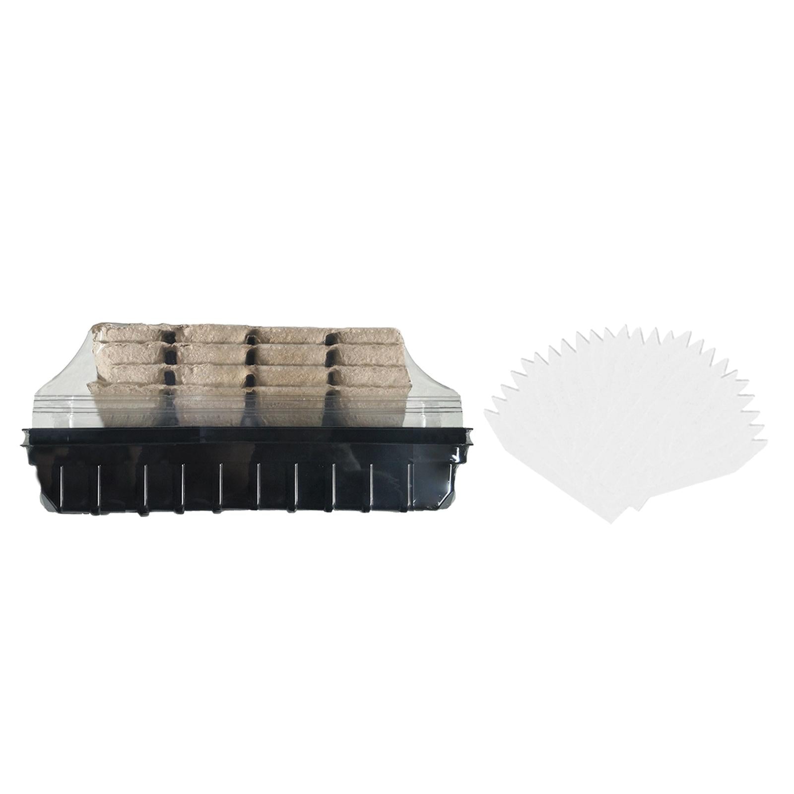 12 Hole Seed Starter Tray Insulated for Home Garden Seeds Growing Starting