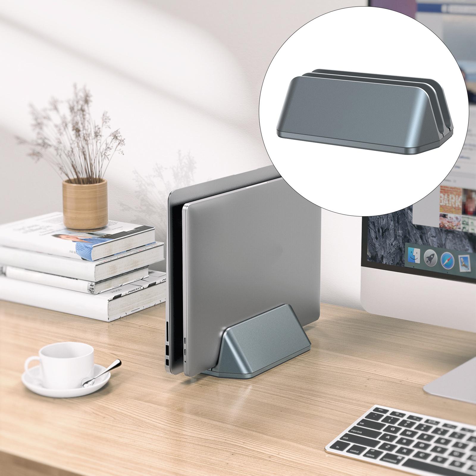 Universal Laptop Stand Phone Holder Shelf Tools Non-Slip for Desktop Kindle Grey