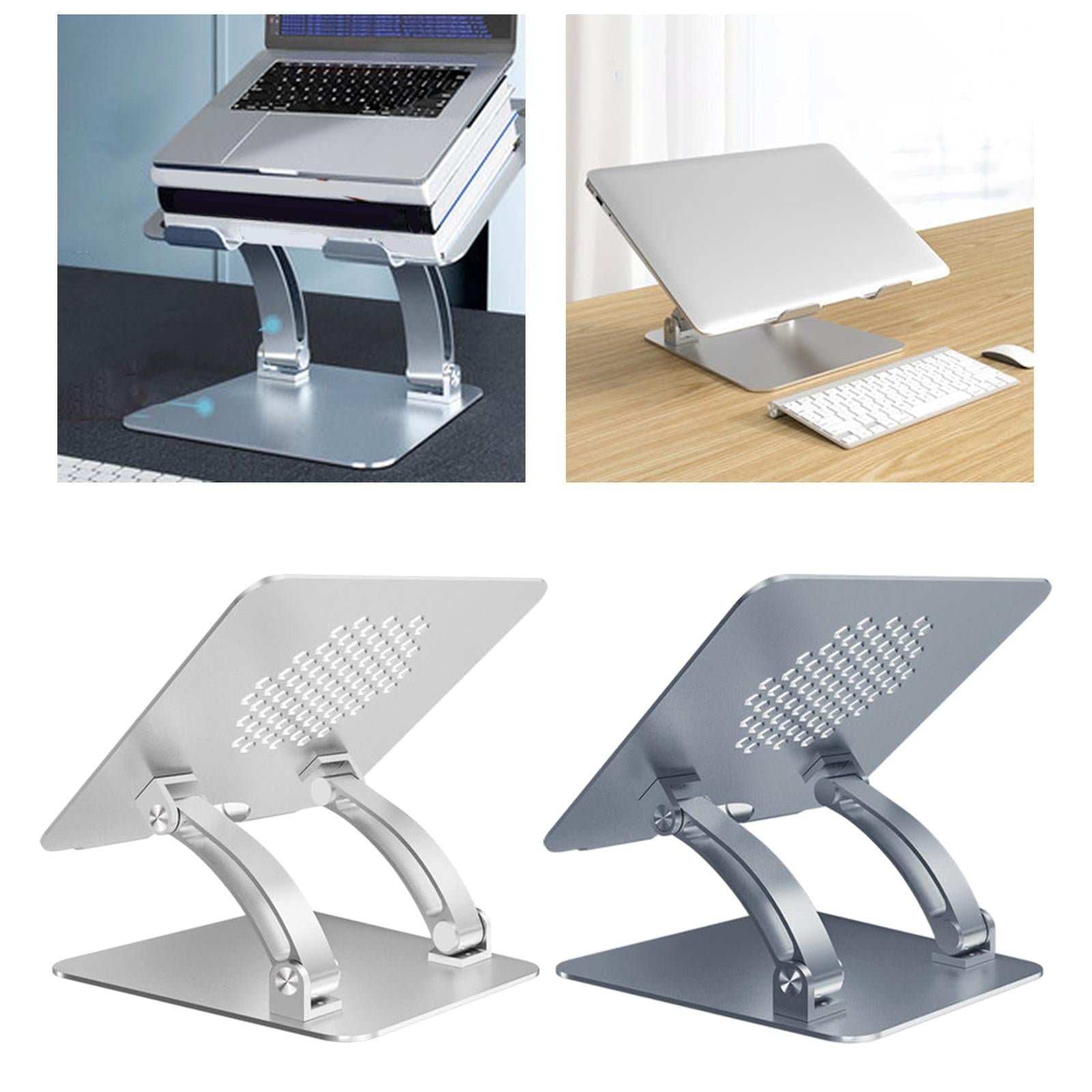 Laptop Stand Adjustable Foldable 14-14.7" Anti-Slip for Desk Office silver