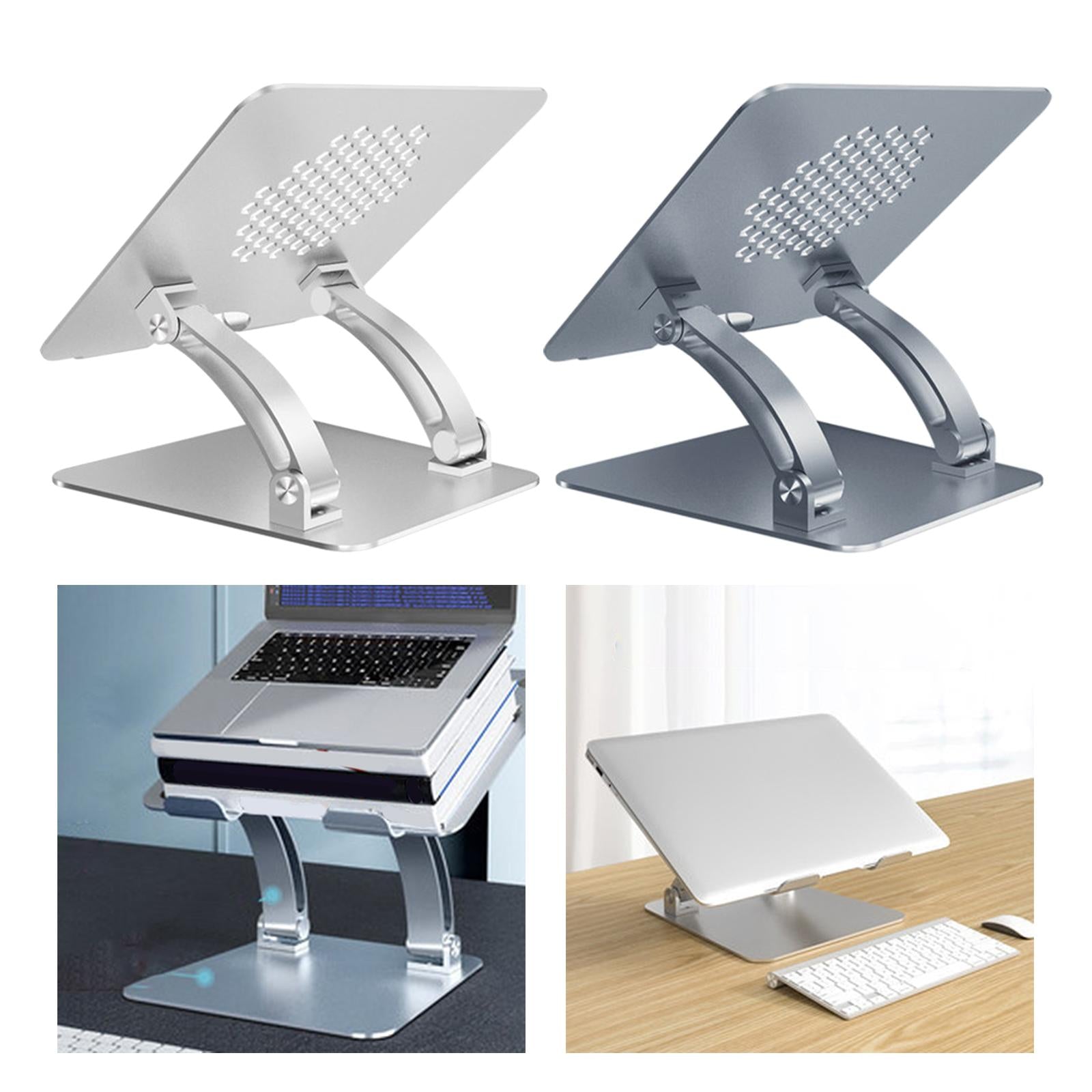 Laptop Stand Adjustable Foldable 14-14.7" Anti-Slip for Desk Office silver
