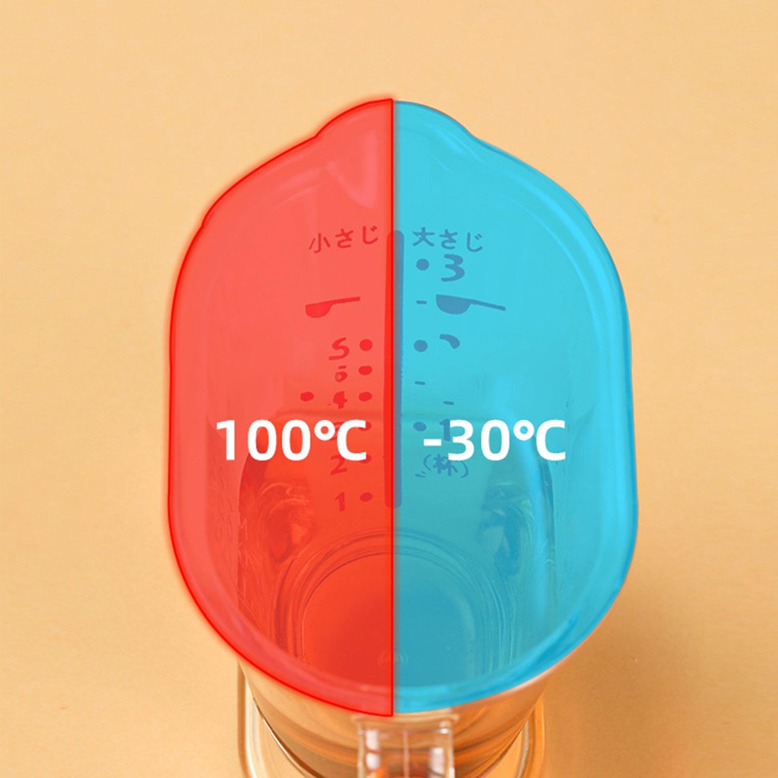 Measuring Cup Heat-Resistant Clear Anti-Freezing for Kitchen Supplies Tools 1pc with handle