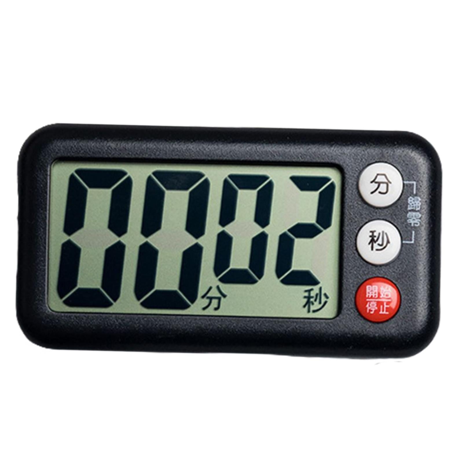 Digital Kitchen Timer, Count Down LED Display for Baking Fitness The Elderly Black