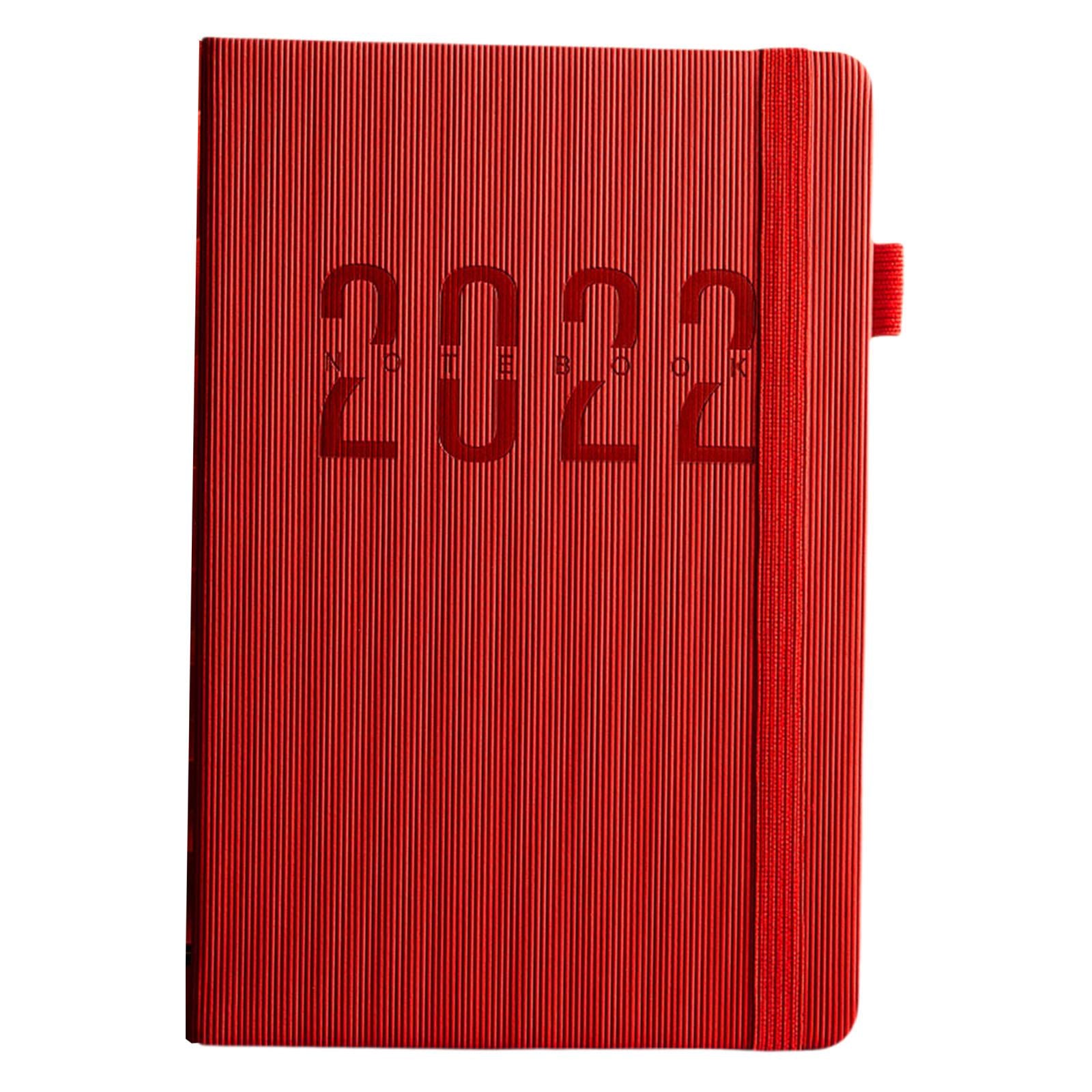 Personal 2022 Planner Planner Planner Notebook Planner Agenda for Ideas Wine Red