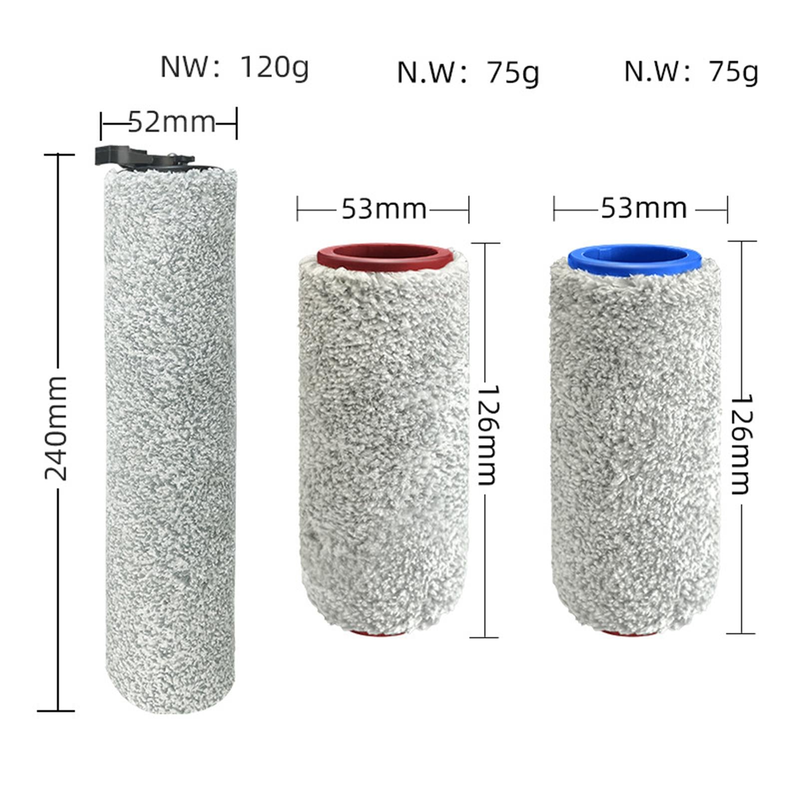 Robot Vacuum Main Brush Replacement Spare Parts for U10 Front and Rear