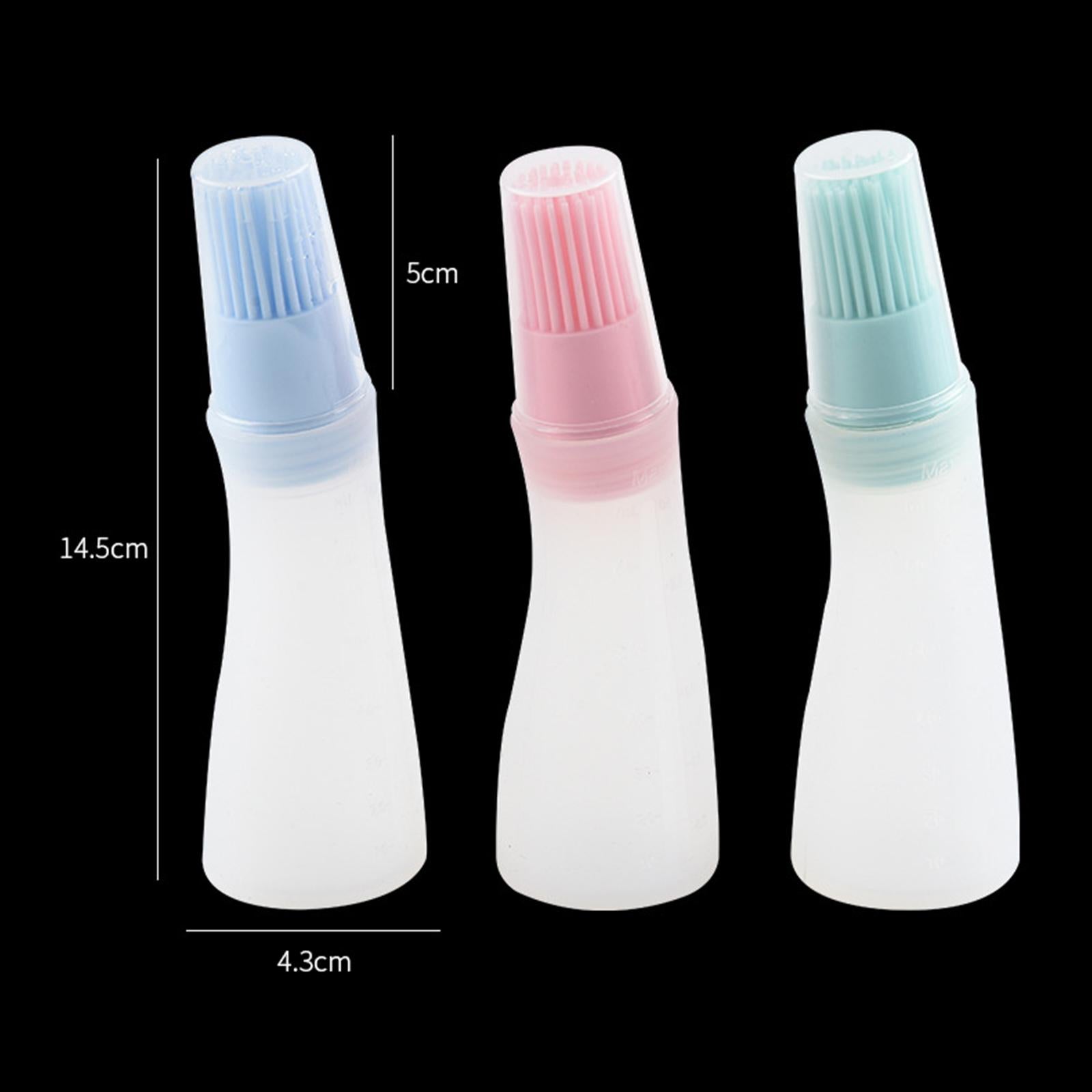 Oil Bottle Brush High Temperature Baking Cake Brush for Baking BBQ Blue